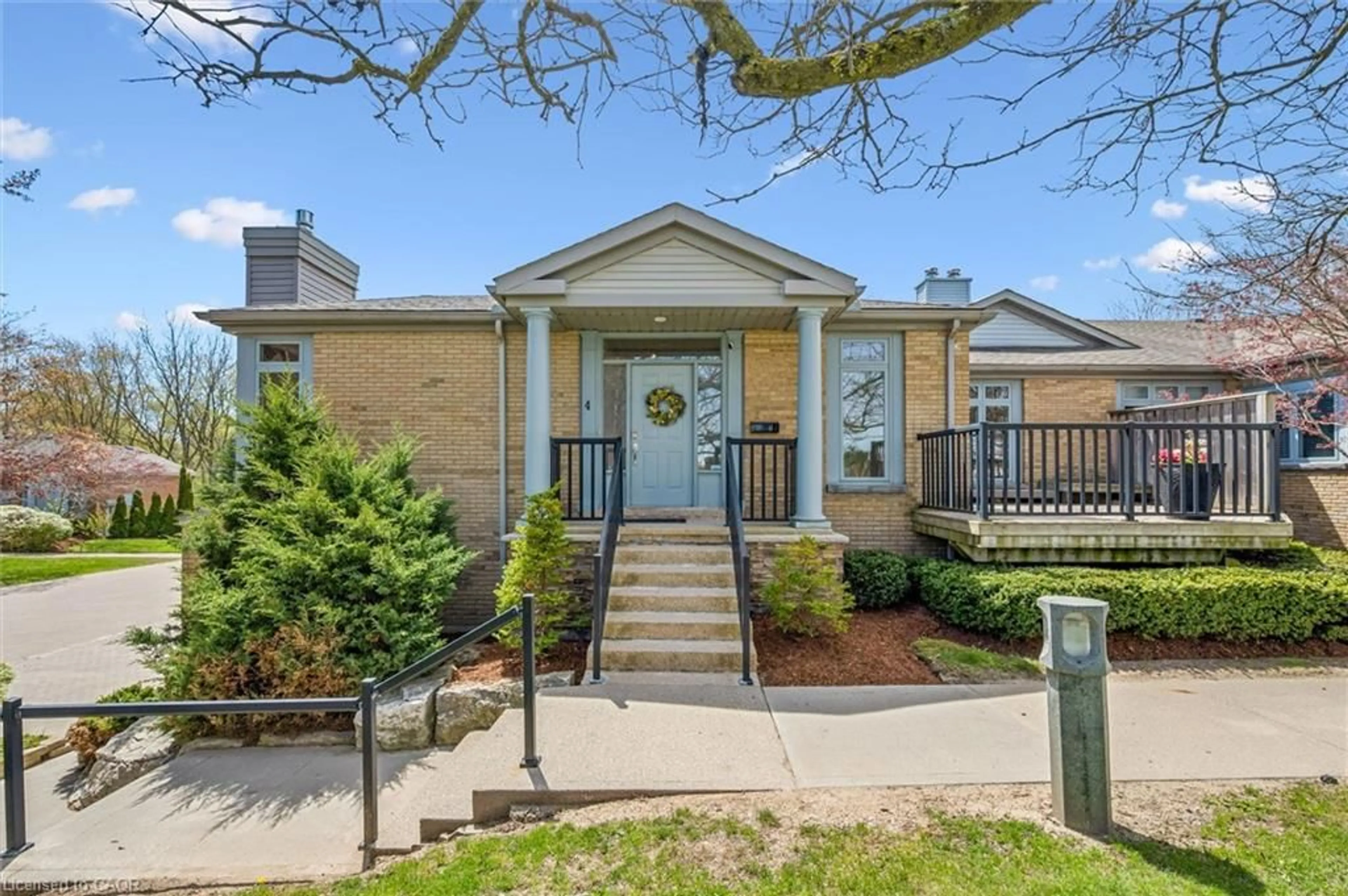Home with brick exterior material, street for 465 Columbia St #4, Waterloo Ontario N2T 2N3