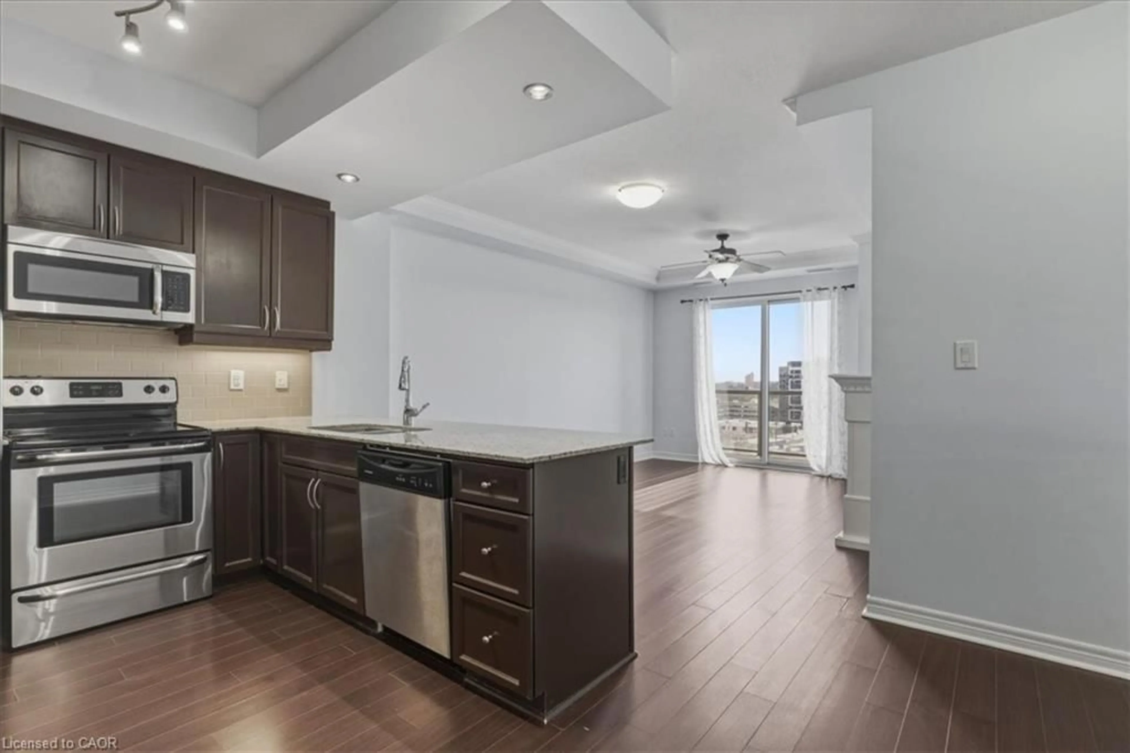 Open concept kitchen, unknown for 539 Belmont Ave #901, Kitchener Ontario N2M 0A2