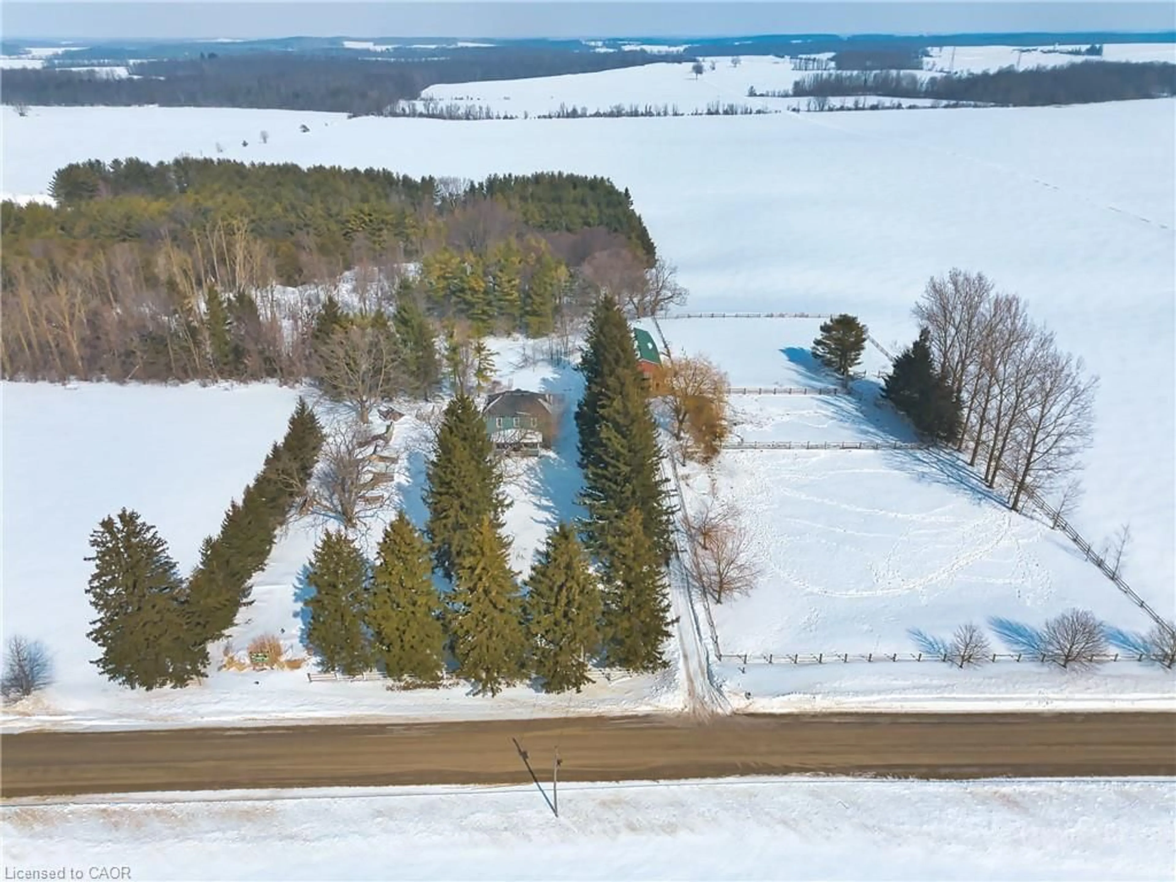 A pic from outside/outdoor area/front of a property/back of a property/a pic from drone, water/lake/river/ocean view for 41810 Walton Rd, Walton Ontario N0K 1Z0