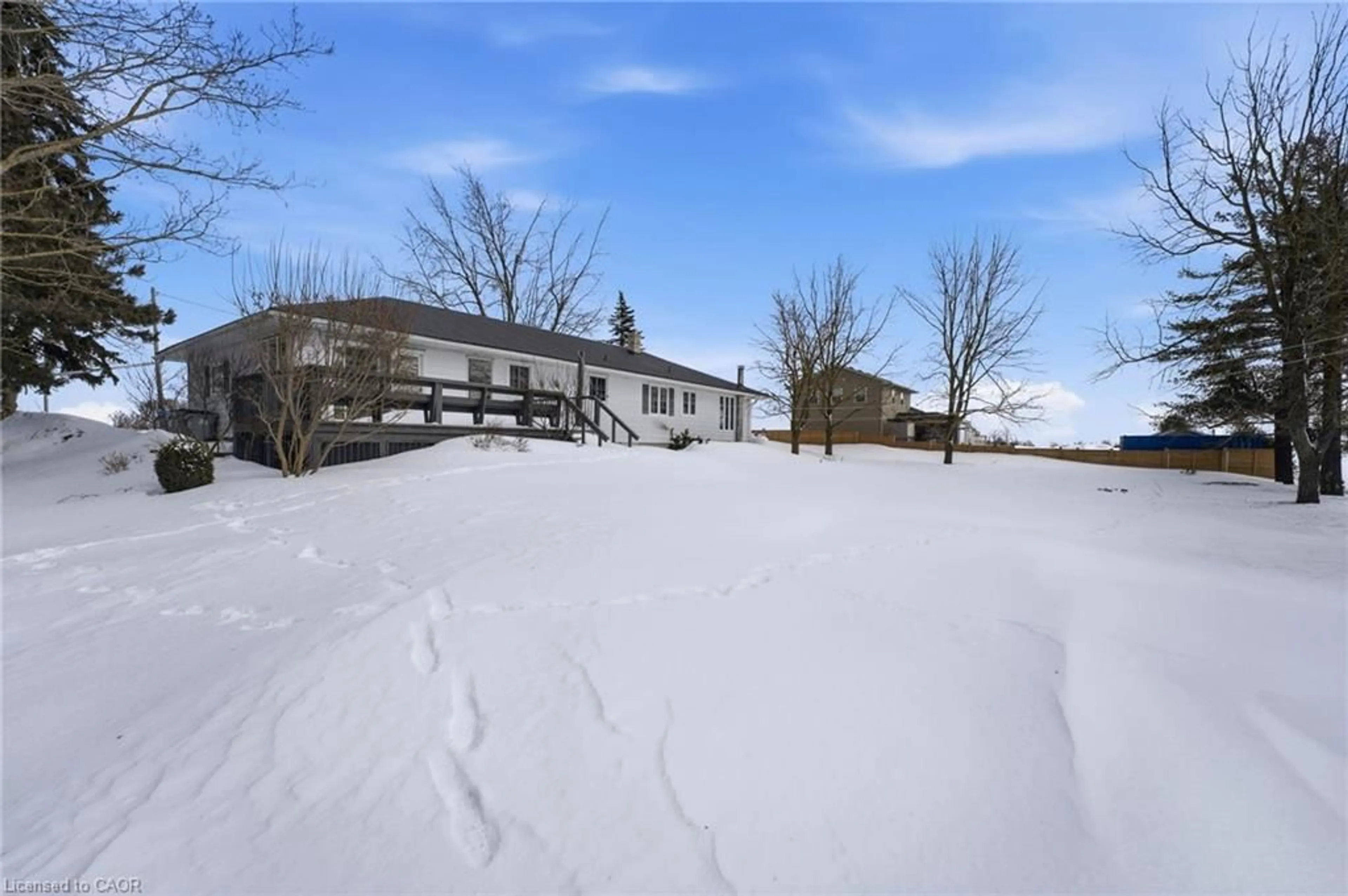 A pic from outside/outdoor area/front of a property/back of a property/a pic from drone, unknown for 8678 Perth Line 86 Line, Listowel Ontario N4W 3G8