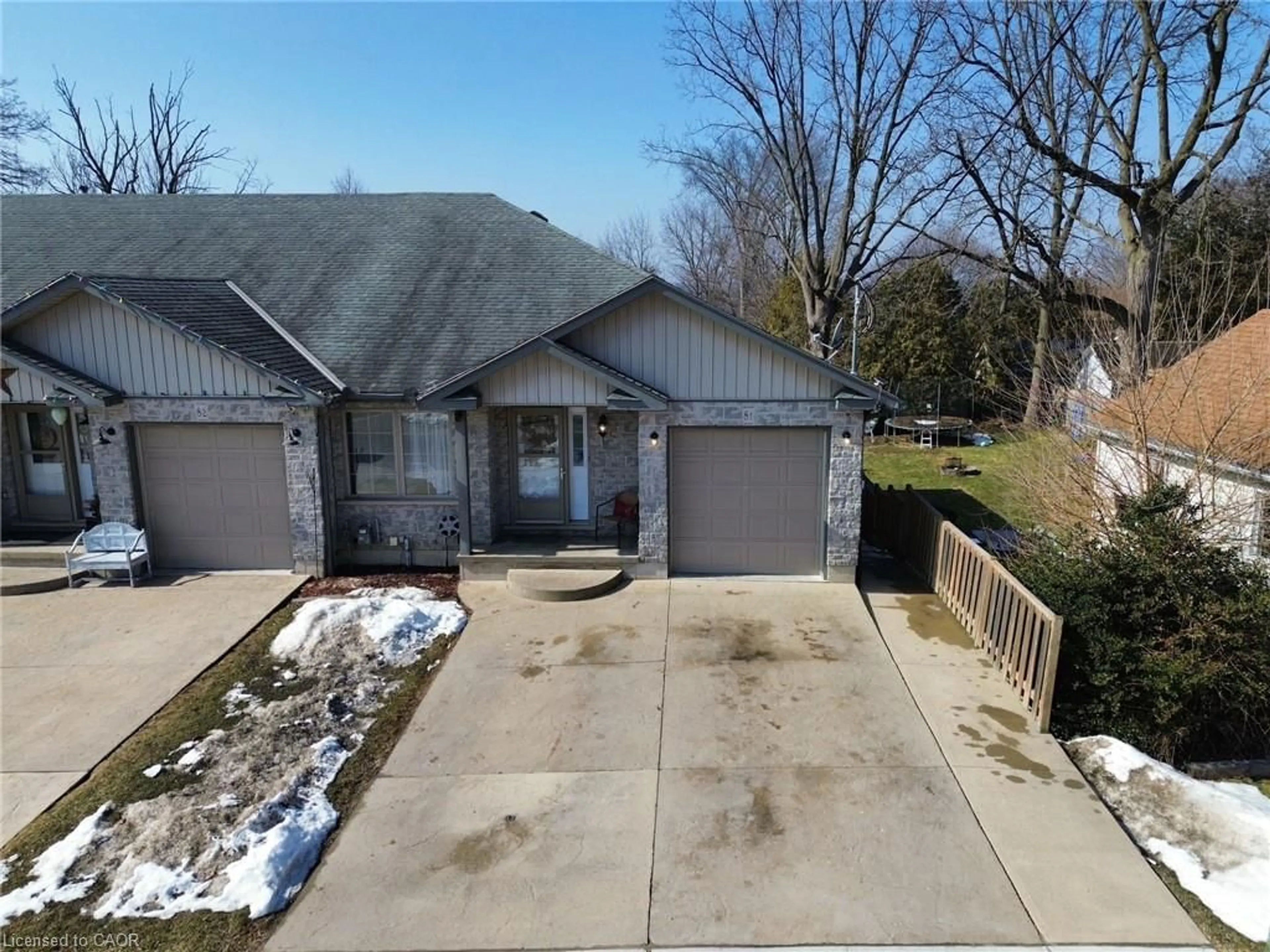 A pic from outside/outdoor area/front of a property/back of a property/a pic from drone, street for 8-1 Homewood Ave, Simcoe Ontario N3Y 2T1