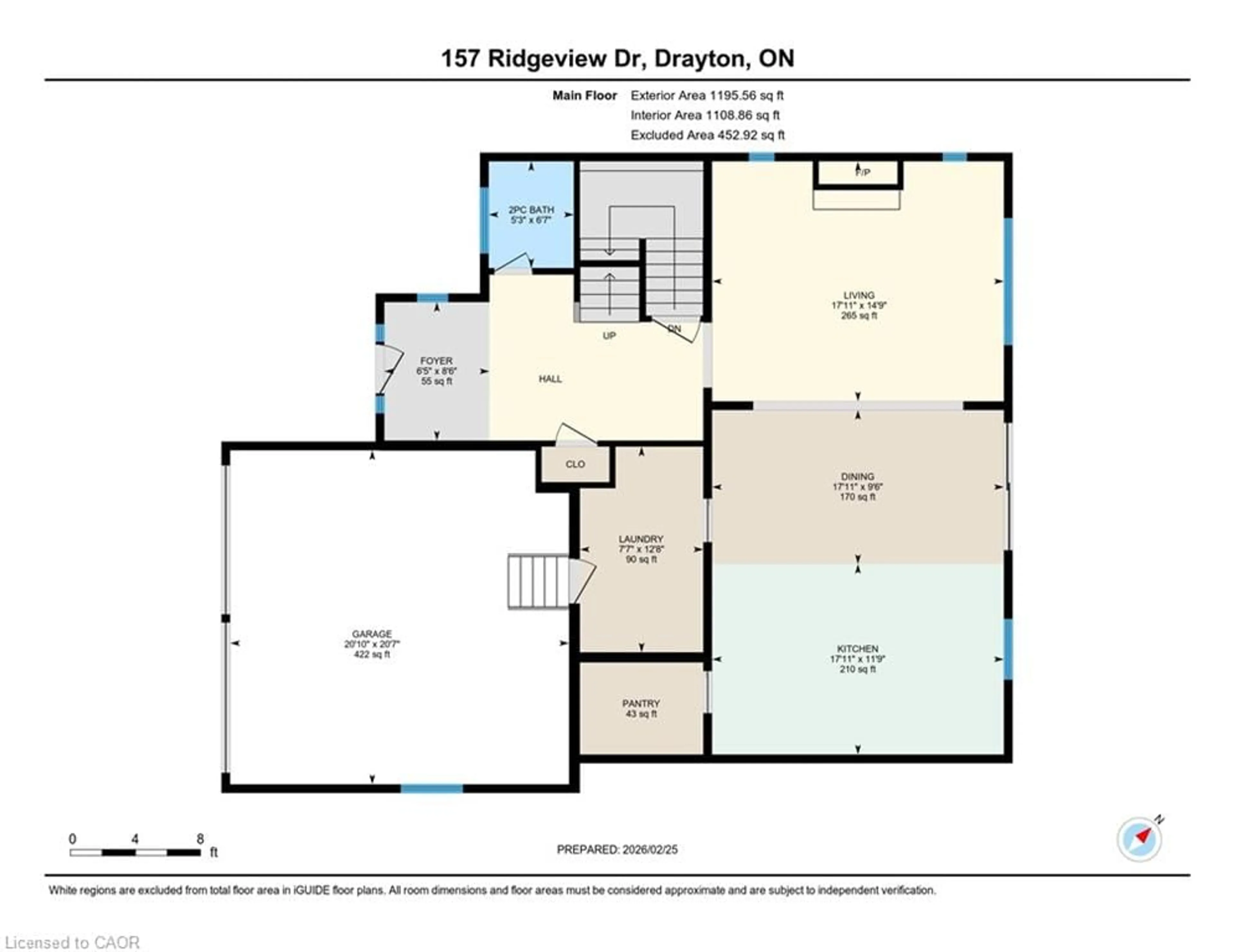 Floor plan for 157 Ridgeview Dr, Drayton Ontario N0G 1P0