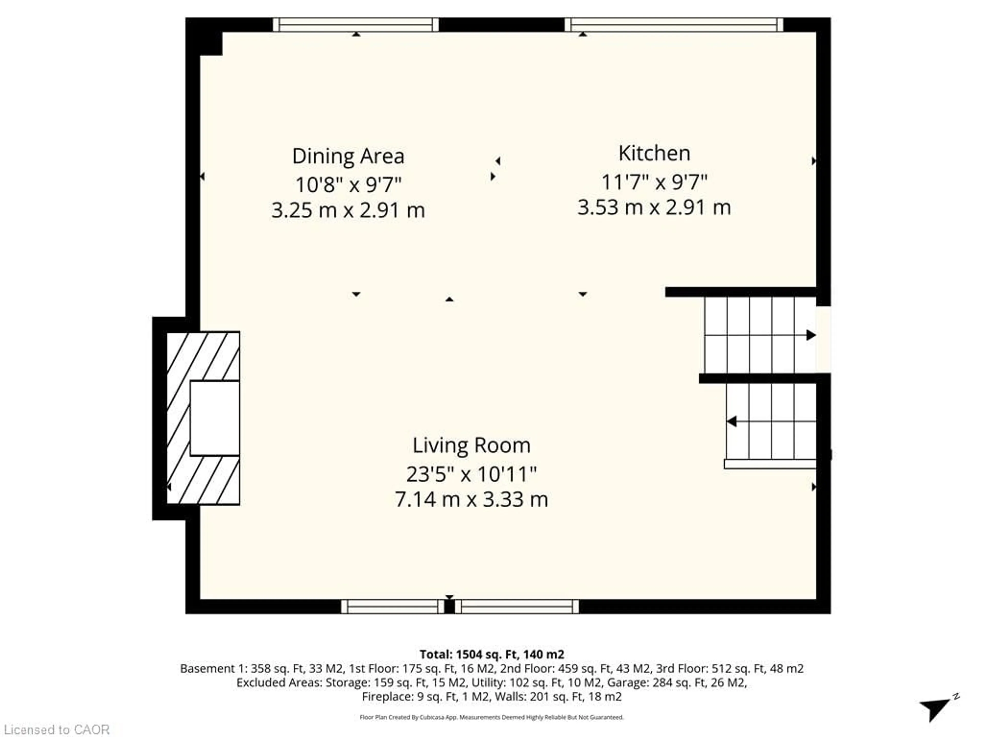 Floor plan for 218 Arris Cres, Mitchell Ontario N0K 1N0