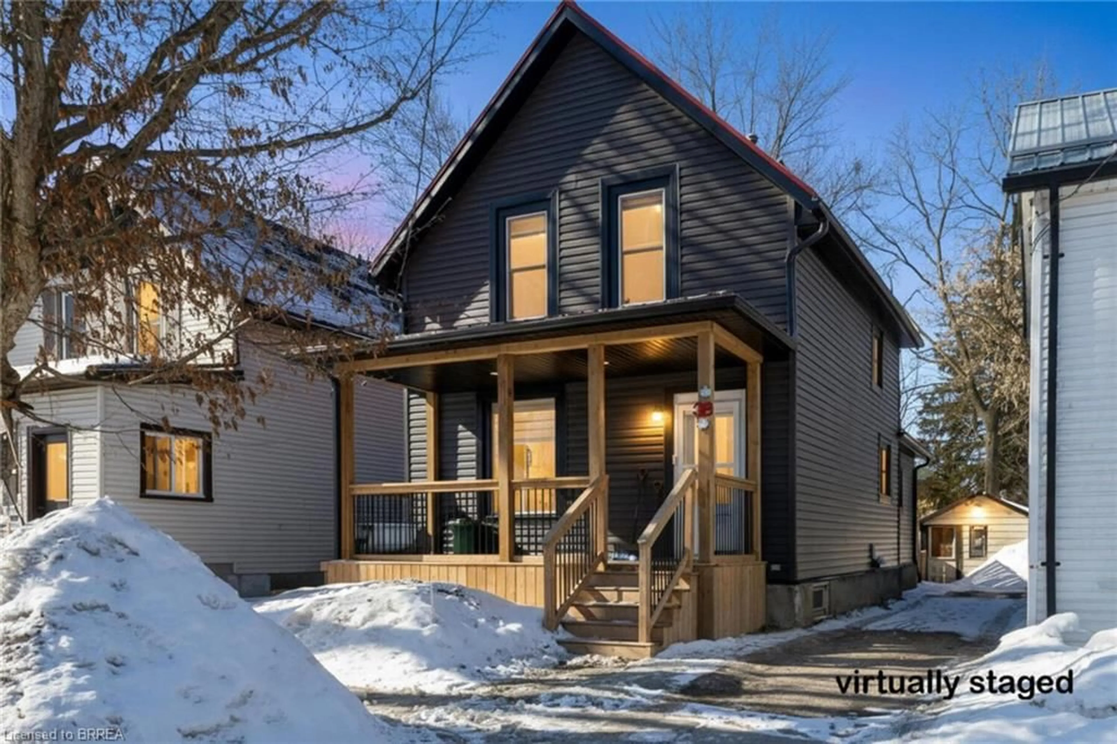 Home with brick exterior material, street for 38 Mowat St, Stratford Ontario N5A 2B7