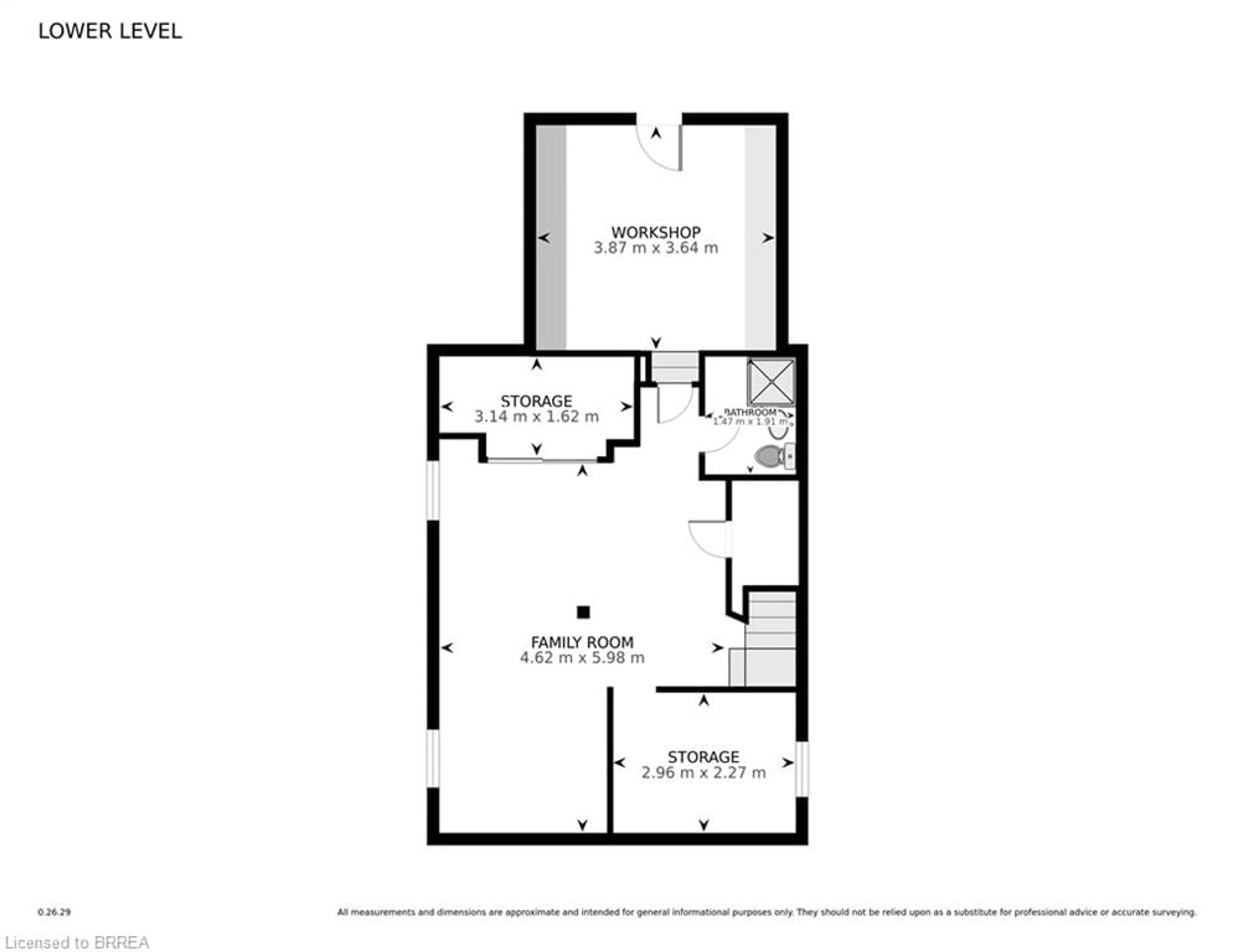 Floor plan for 38 Mowat St, Stratford Ontario N5A 2B7