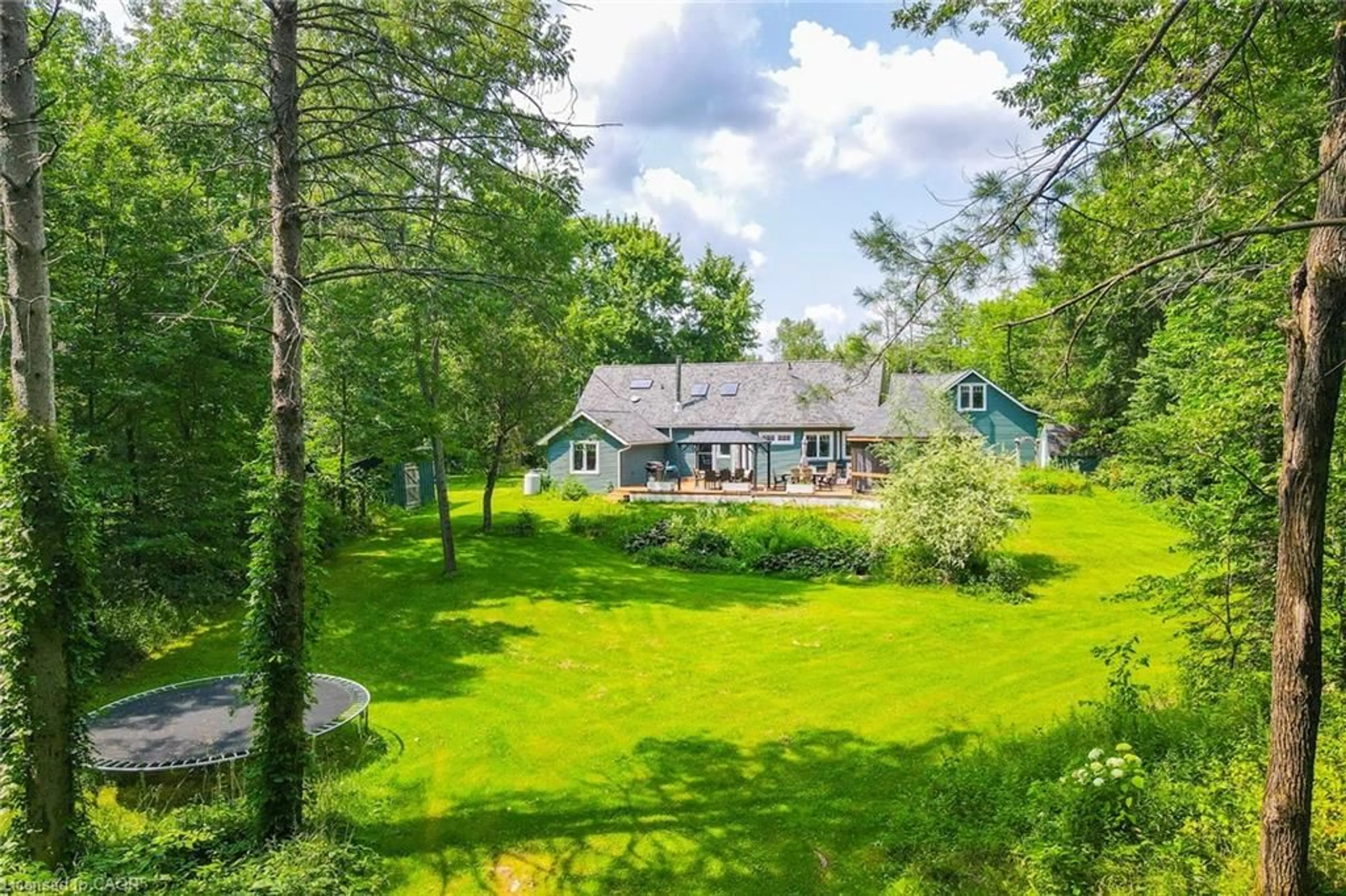 A pic from outside/outdoor area/front of a property/back of a property/a pic from drone, water/lake/river/ocean view for 1622 Houseys Rapids Rd, Gravenhurst Ontario P1P 1R3