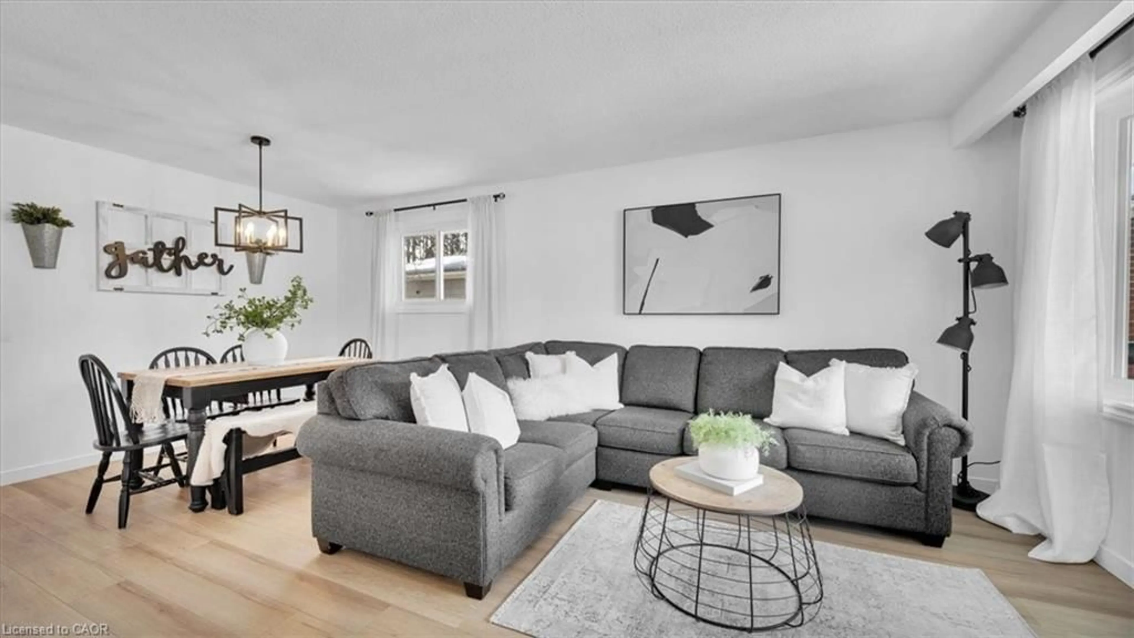 Living room with furniture, unknown for 10 Rossford Cres, Kitchener Ontario N2M 2H7