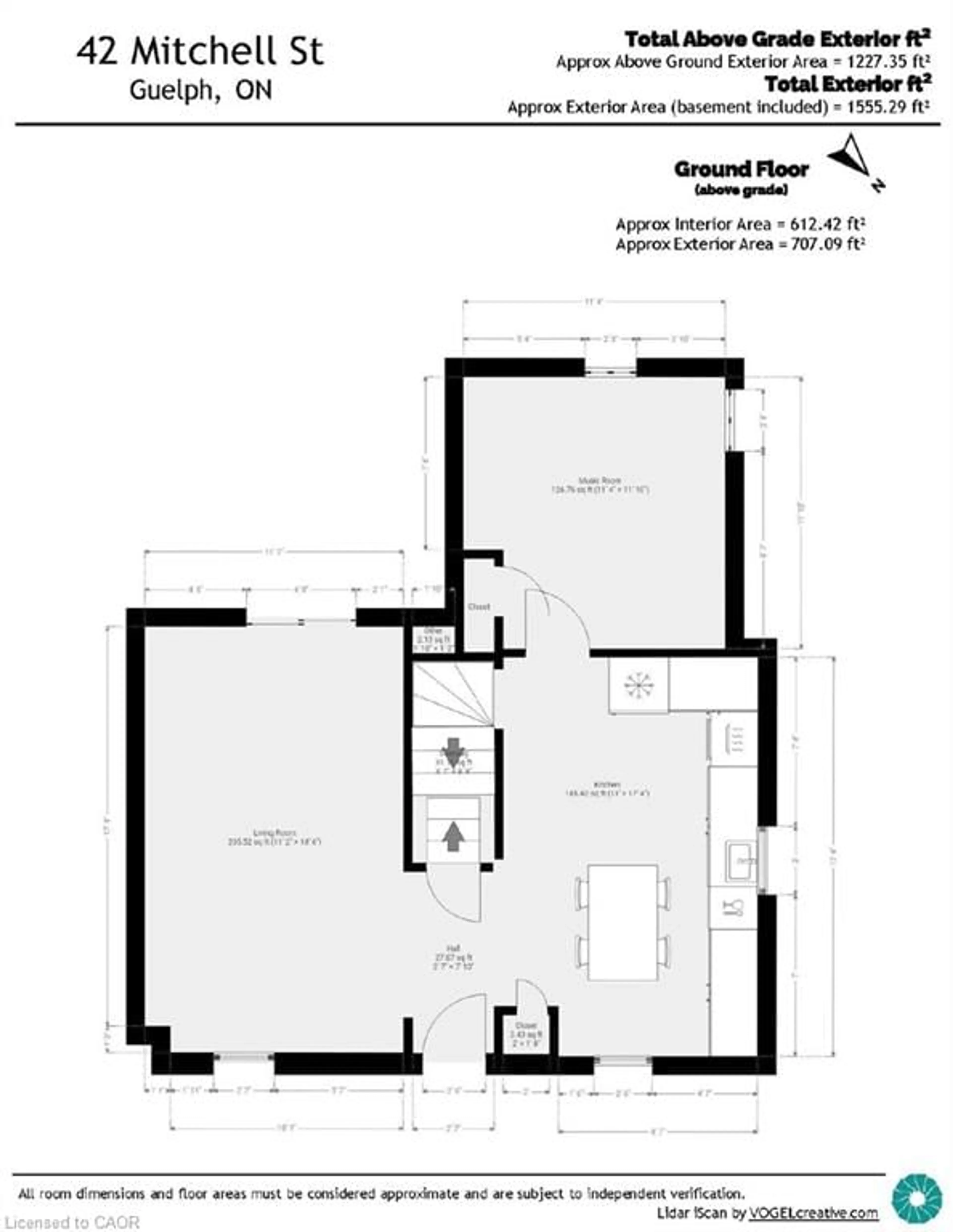 Floor plan for 42 Mitchell St, Guelph Ontario N1E 4J1