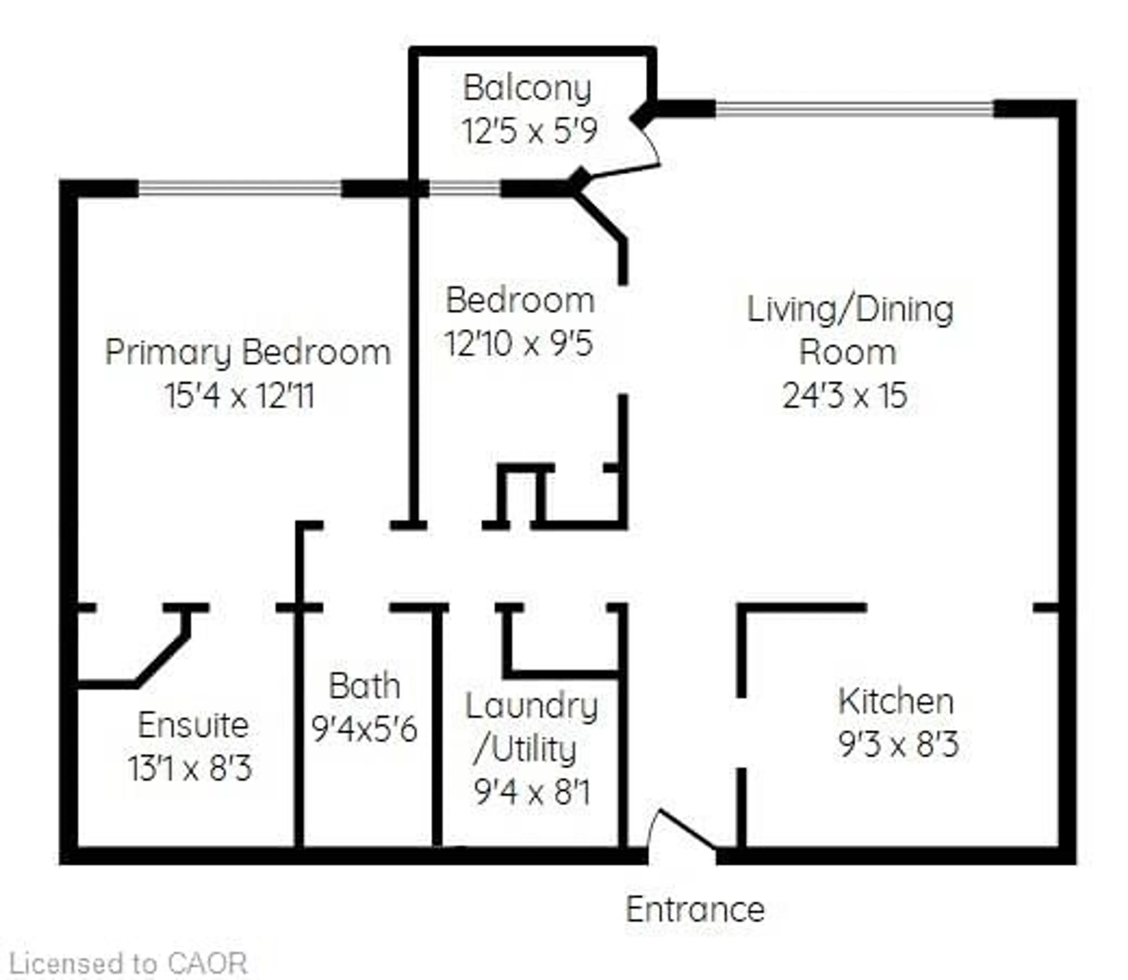 Floor plan for 77 Governor's Rd #505, Dundas Ontario L9H 7N8