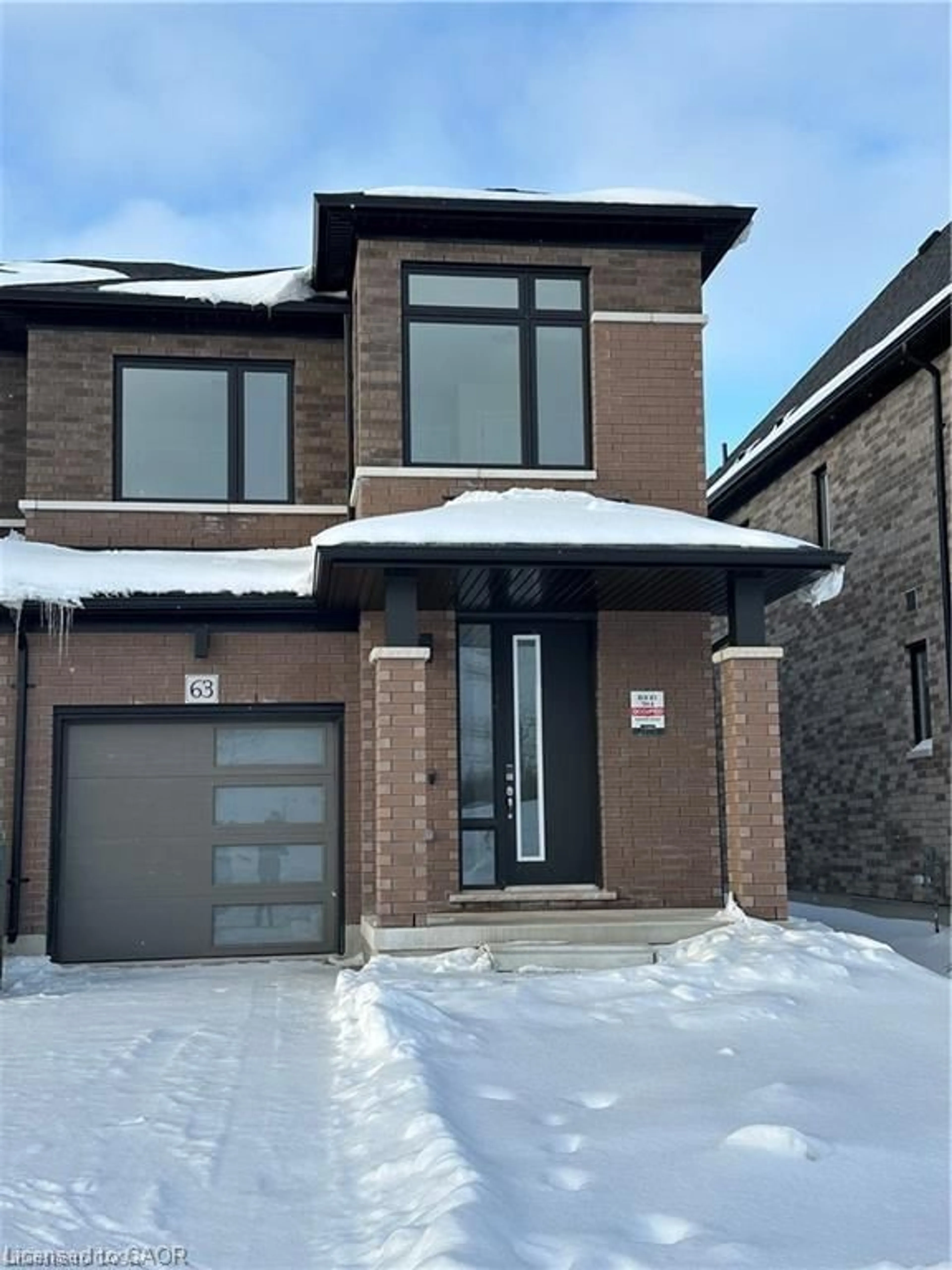 Home with brick exterior material, street for 63 Manuel St, Stratford Ontario N5A 0L9