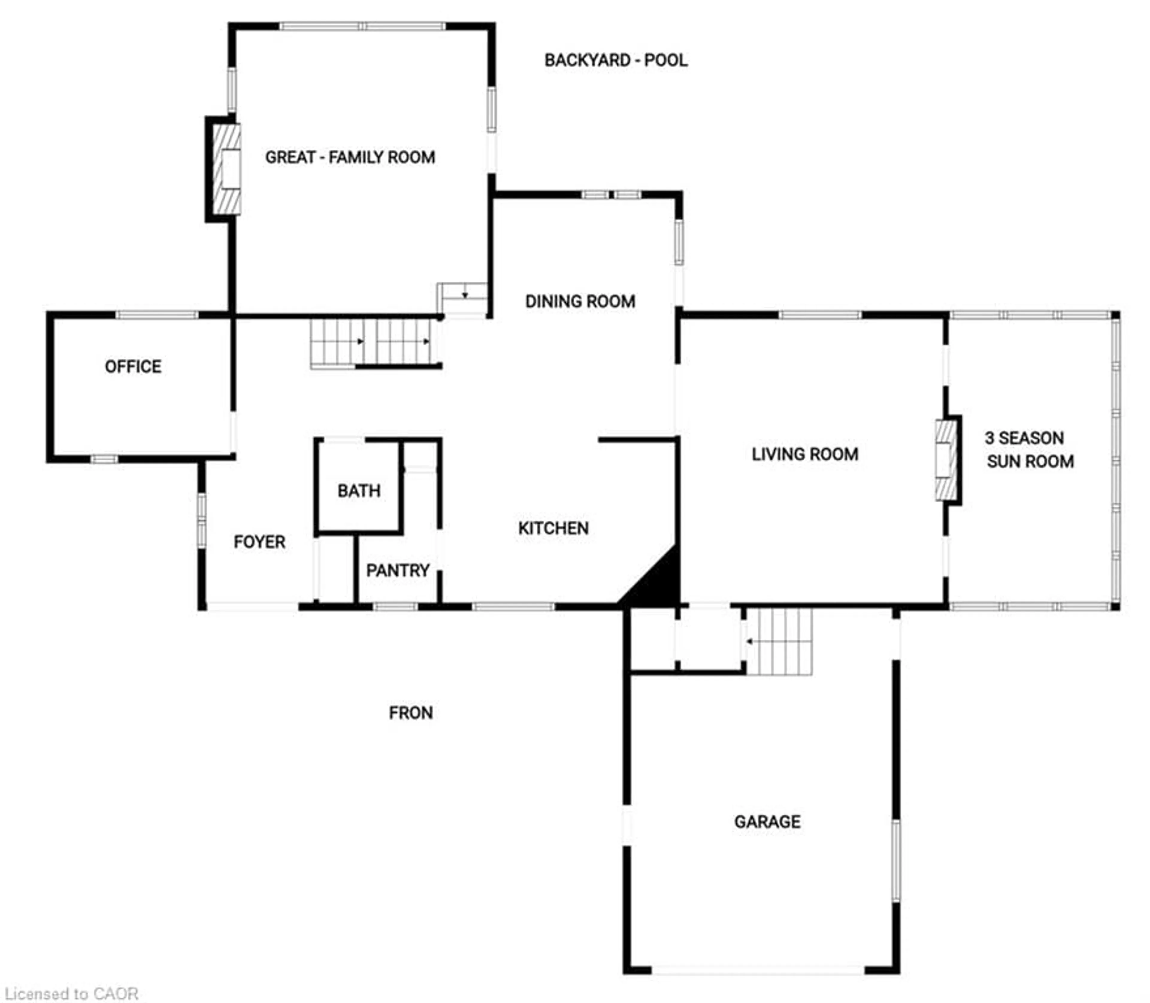 Floor plan for 2952 Powerline Rd, Ancaster Ontario L0R 1T0