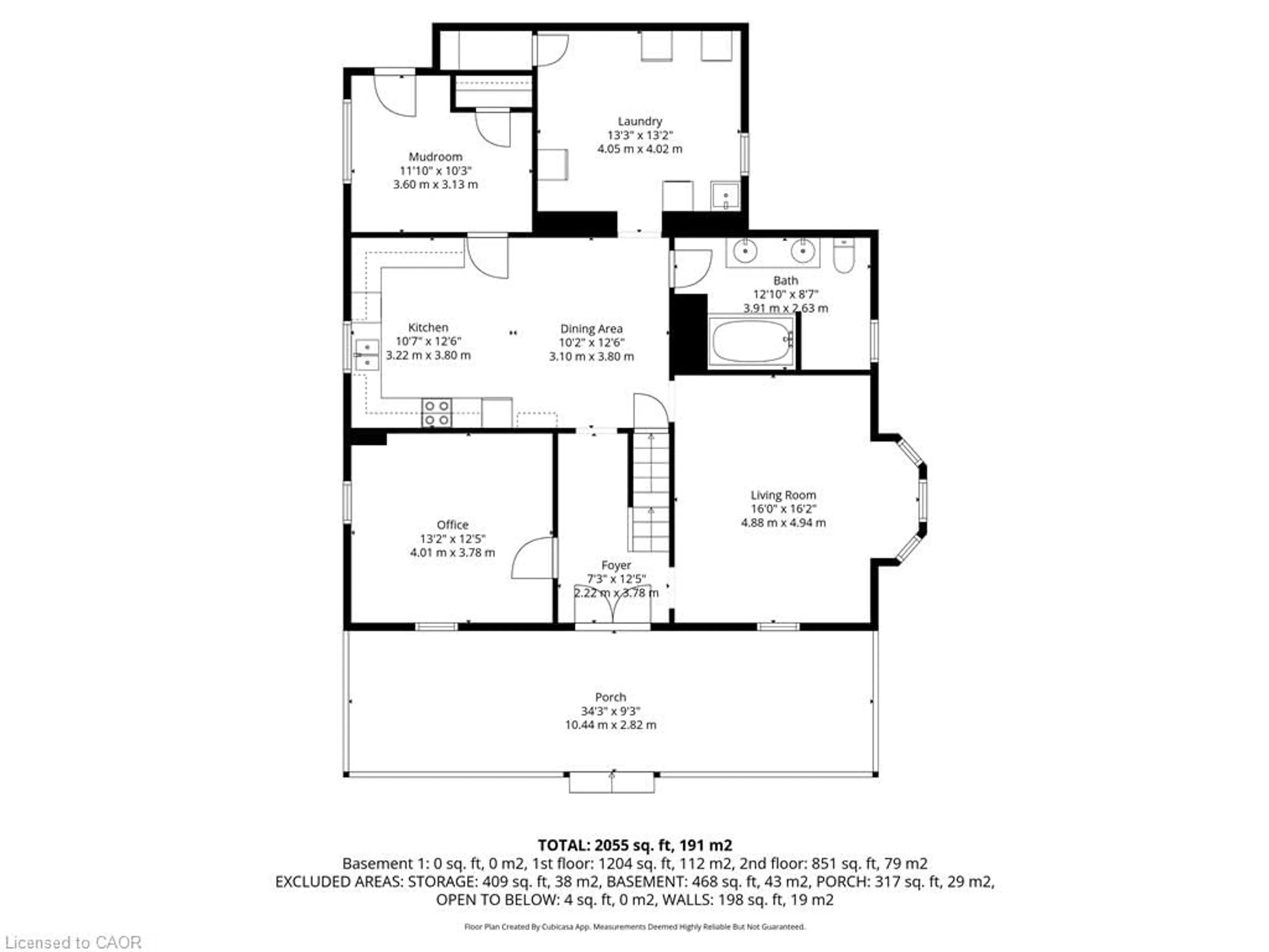 Floor plan for 1724 Norfolk County Road 21, Delhi Ontario N4B 2W4