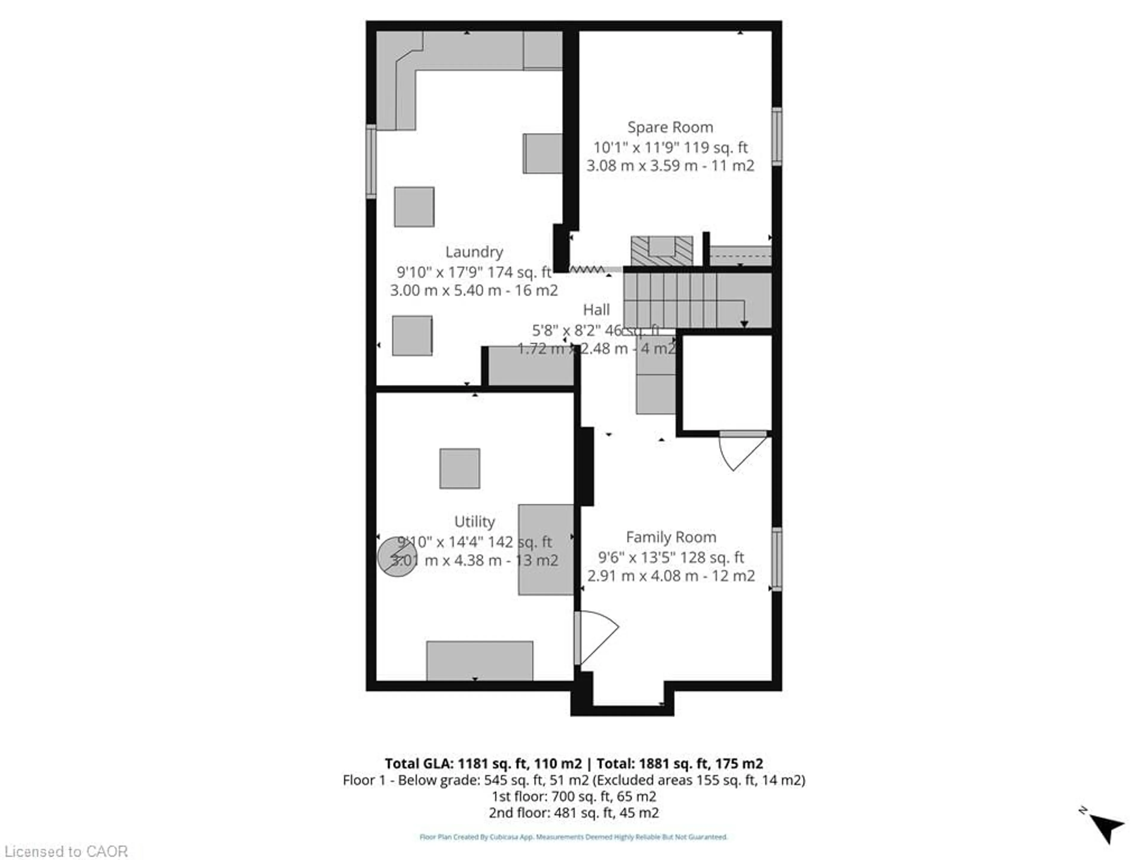 Floor plan for 79 Gordon St, Brantford Ontario N3S 2N5
