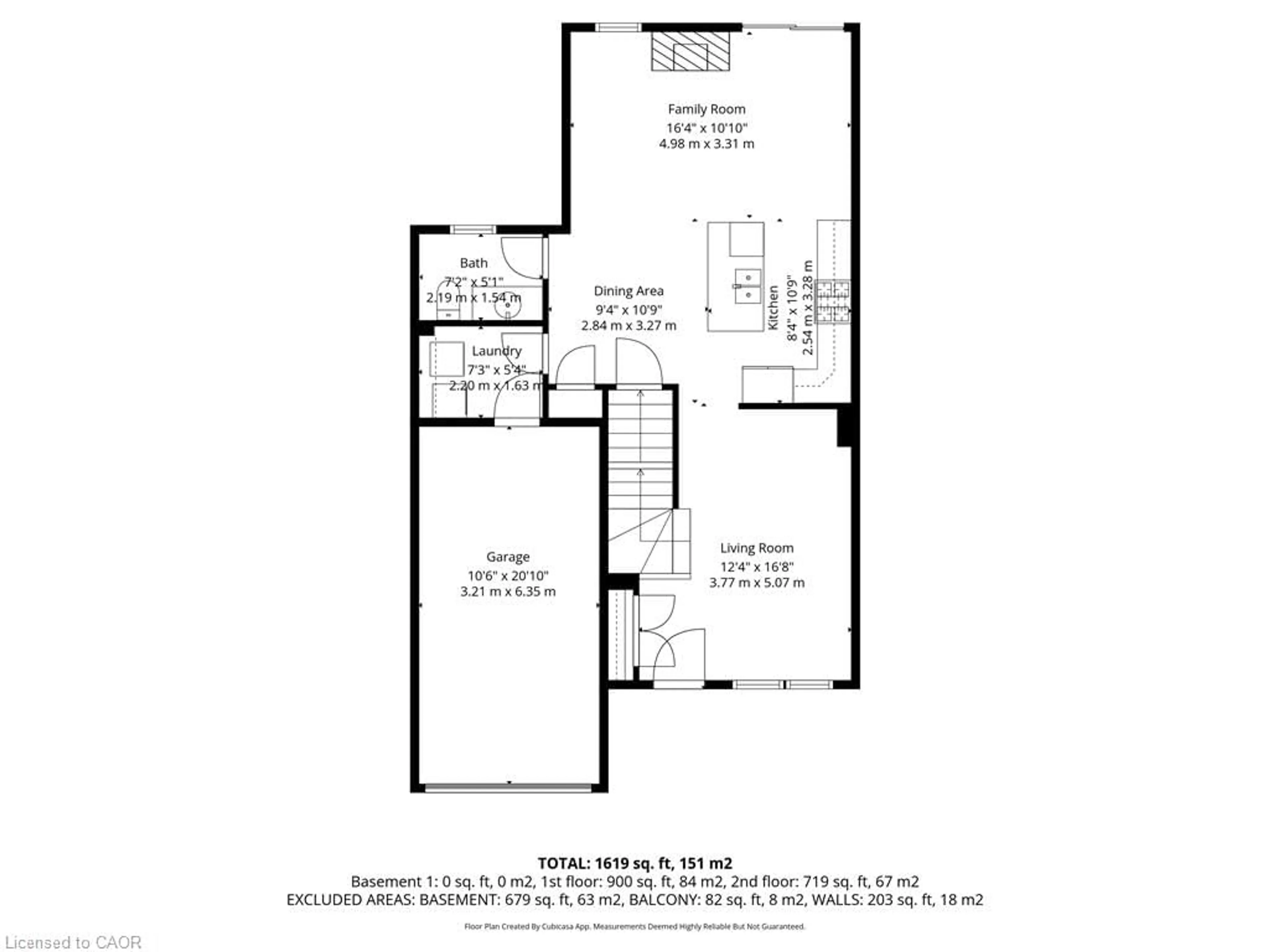 Floor plan for 822 Main St, Port Dover Ontario N0A 1N0