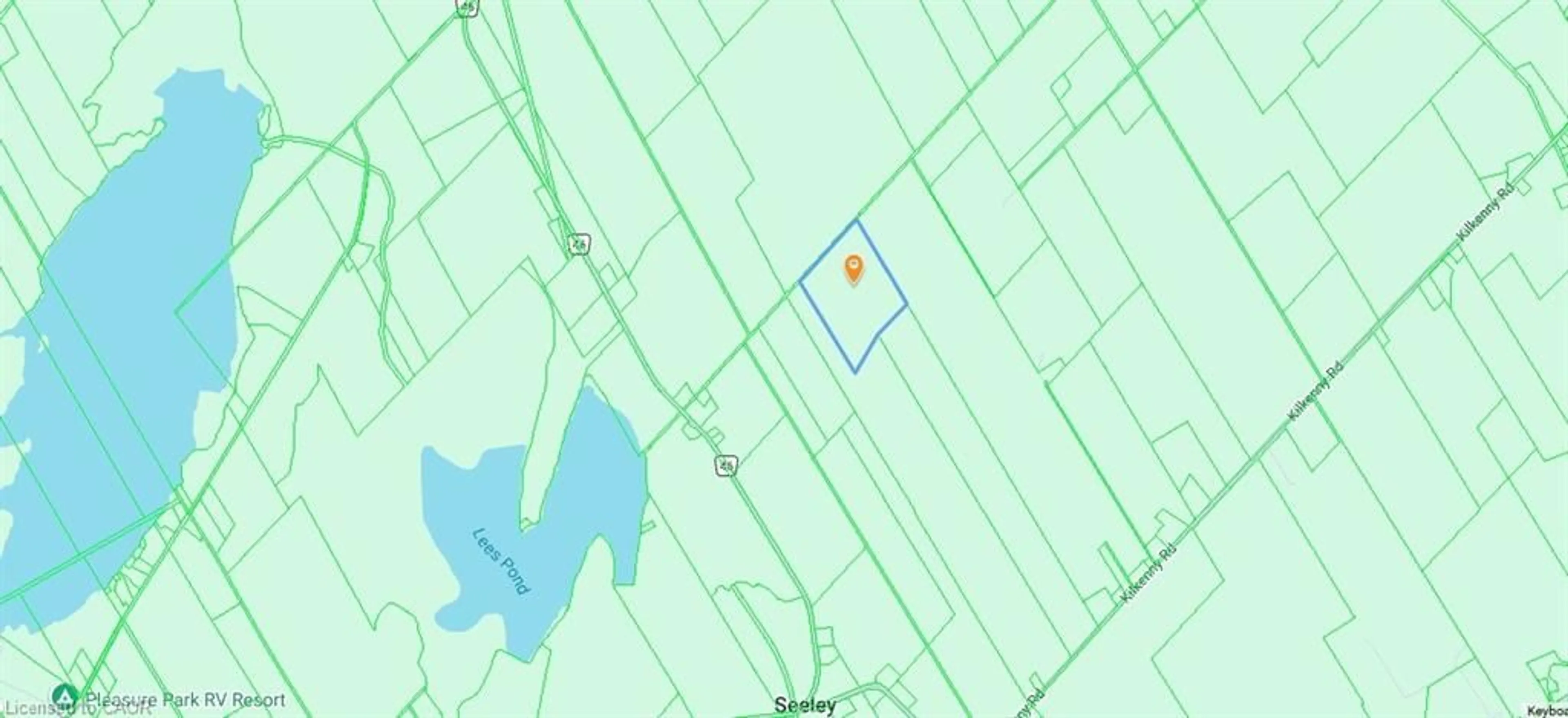 Picture of a map for PT LT 29 Con 4, Elizabethtown Ontario K0E 1M0