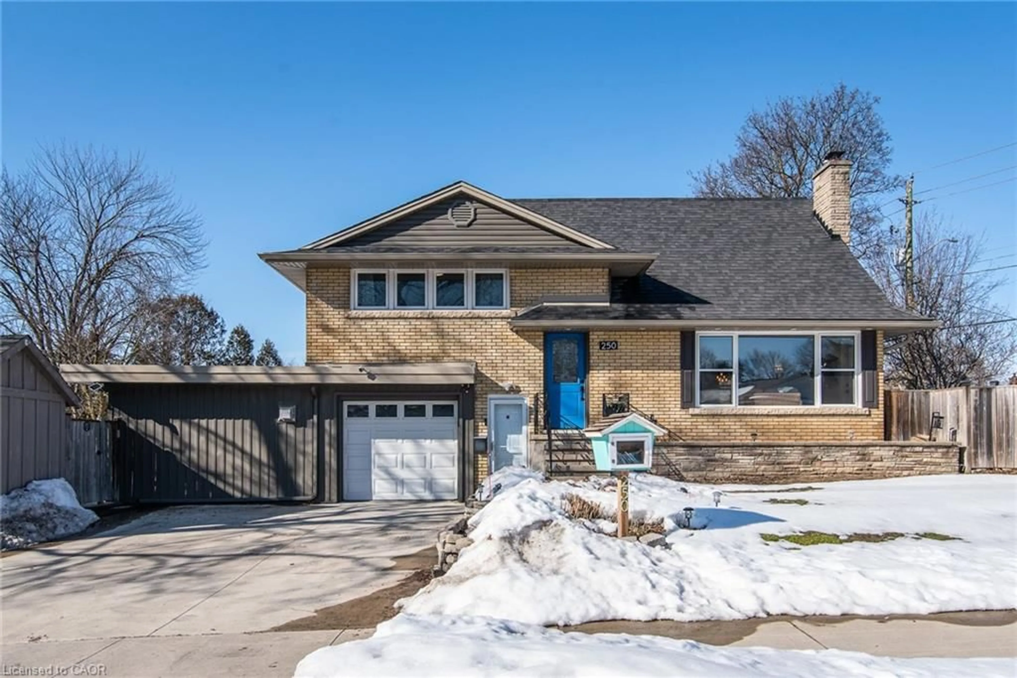 Home with brick exterior material, street for 250 Royal St, Waterloo Ontario N2J 2J2