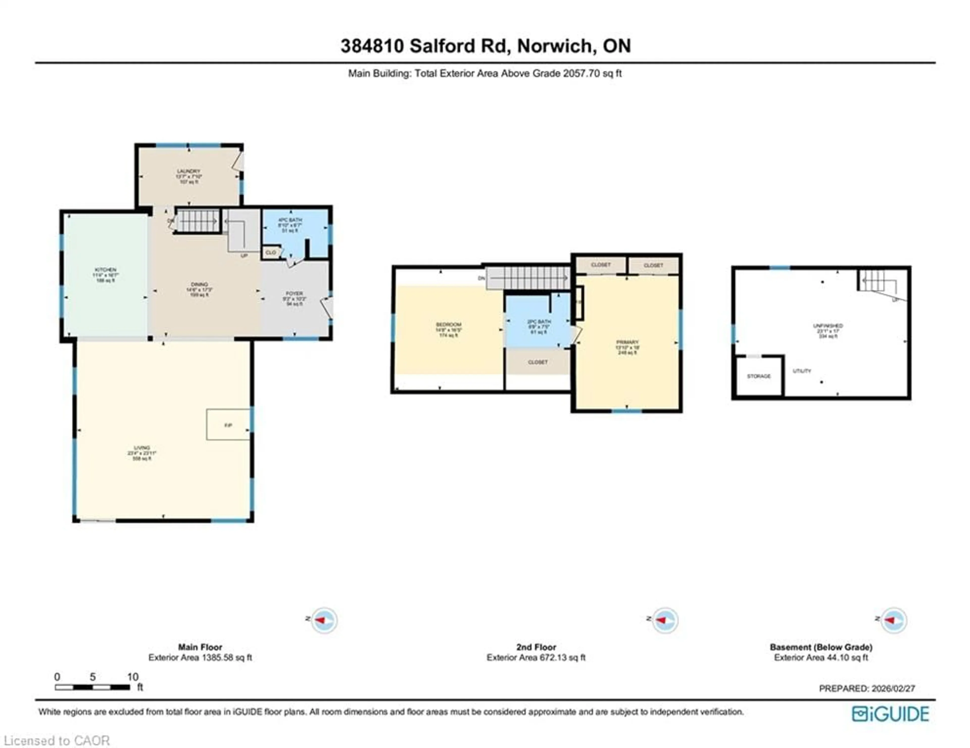 Floor plan for 384810 Salford Rd Rd, Burgessville Ontario N0J 1C0