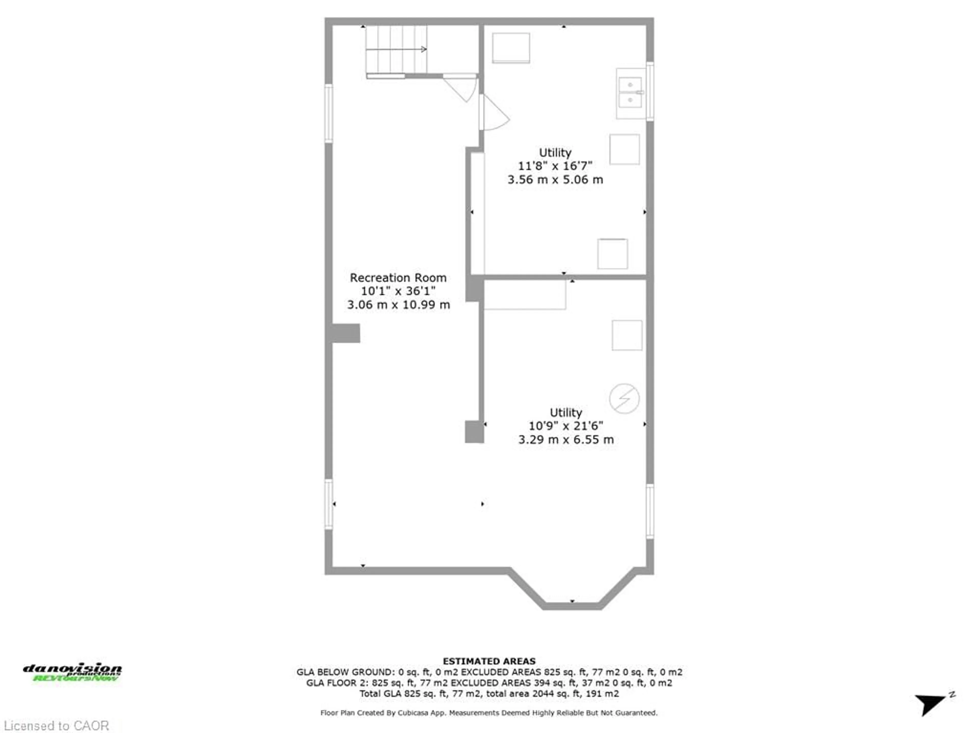 Floor plan for 290 East 14th St, Hamilton Ontario L9A 4B9