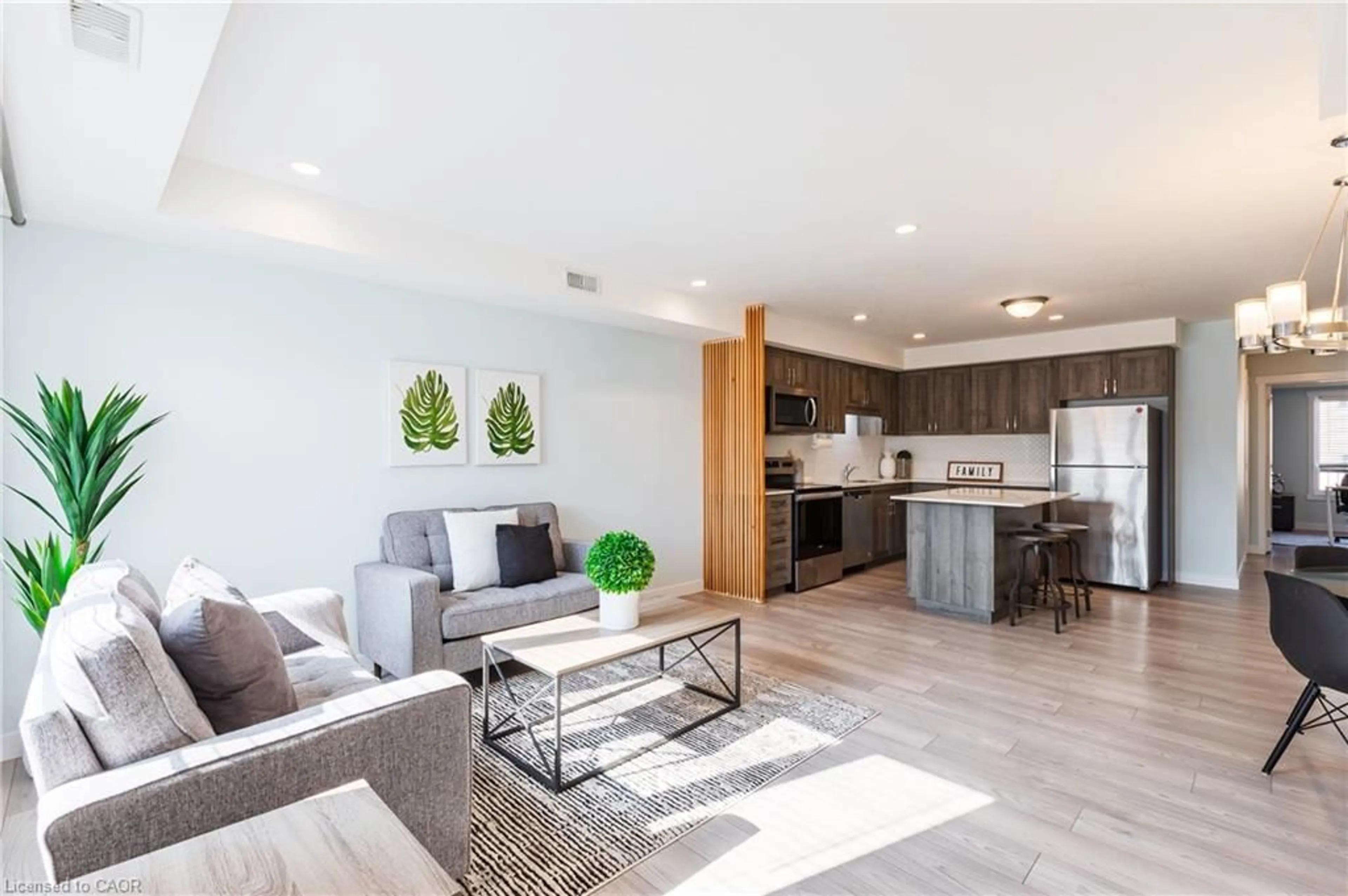 Living room with furniture, unknown for 160 Rochefort St #E5, Kitchener Ontario N2R 1V5