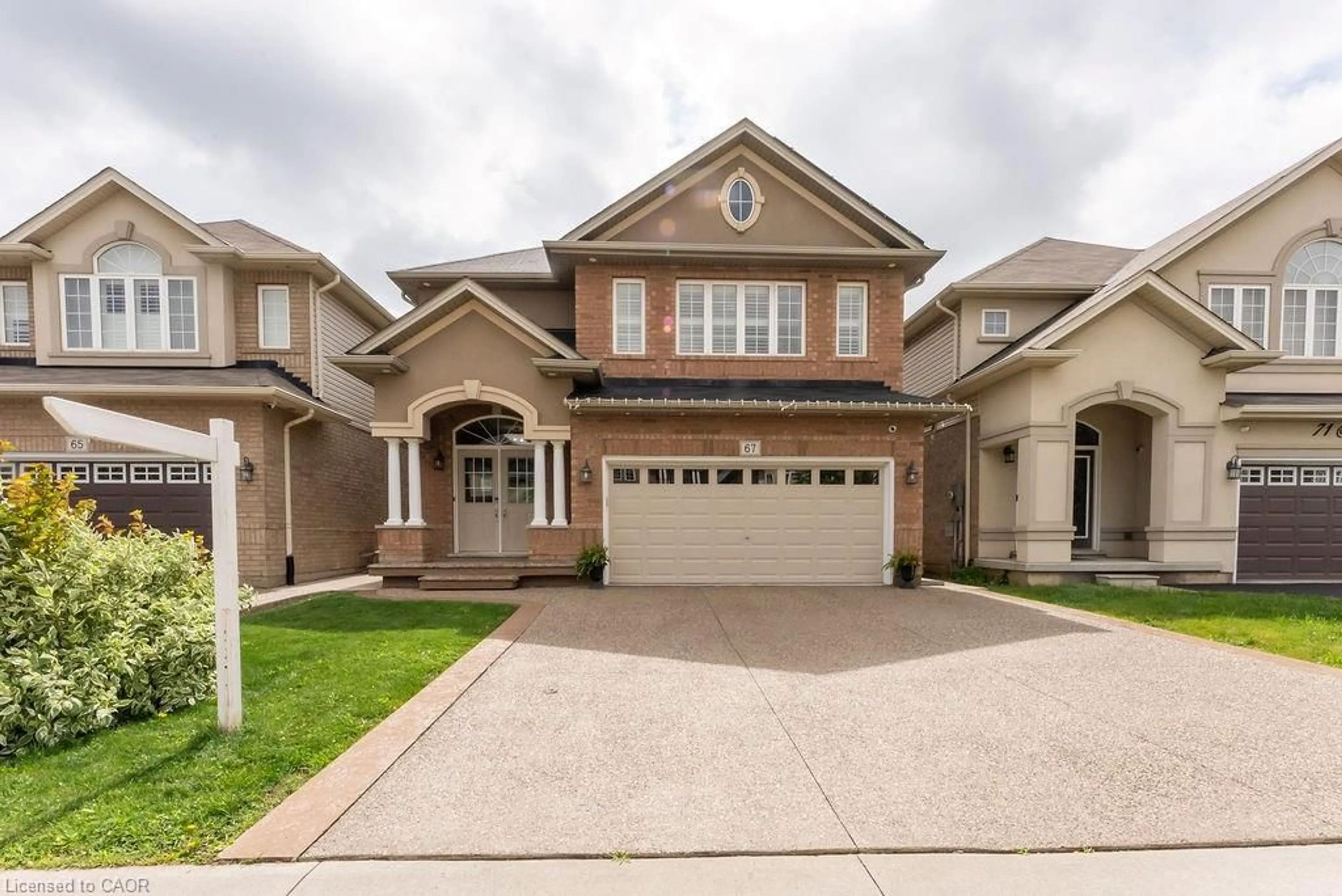 Home with brick exterior material, street for 67 Bellroyal Cres, Stoney Creek Ontario L8J 0E7