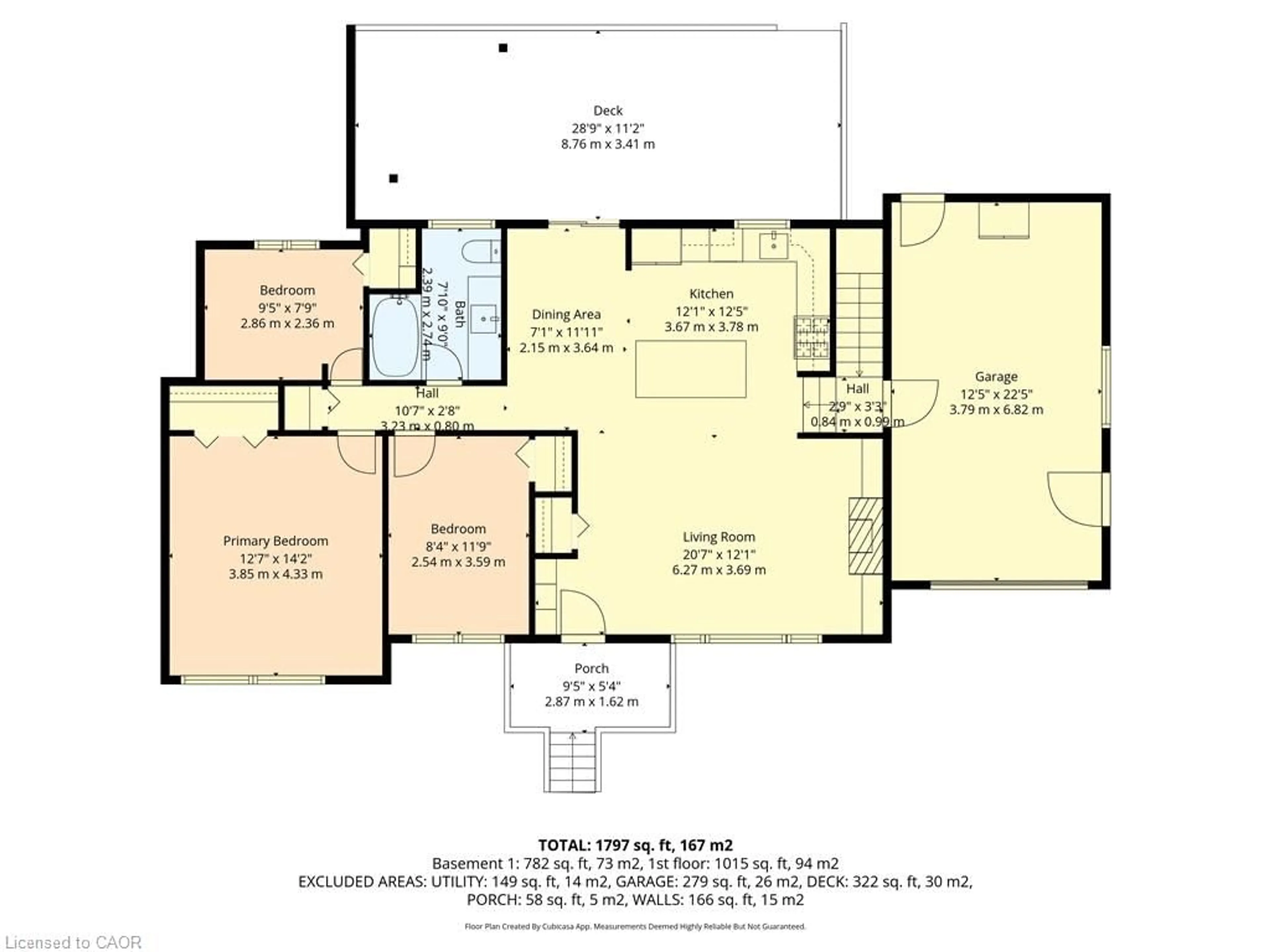 Floor plan for 727 Palace St, Listowel Ontario N4W 2R8