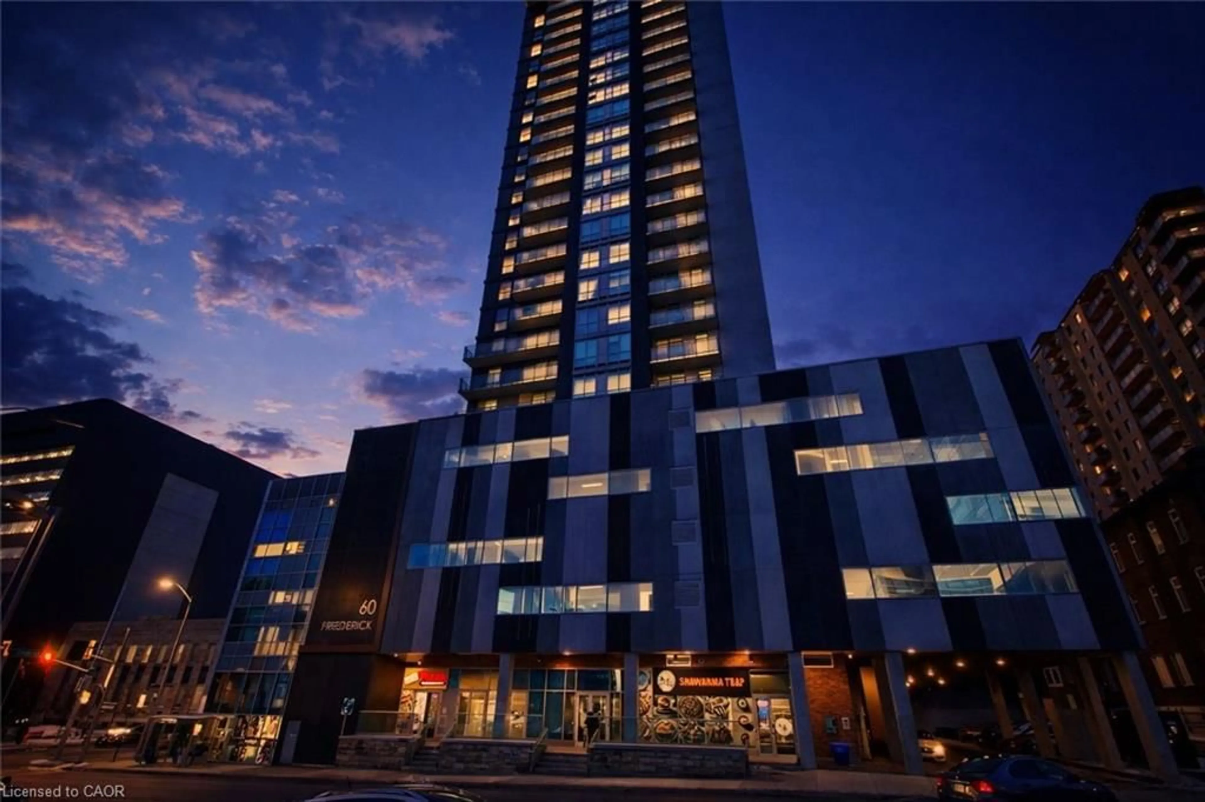 Indoor foyer for 60 Frederick St #404, Kitchener Ontario N2H 0C7