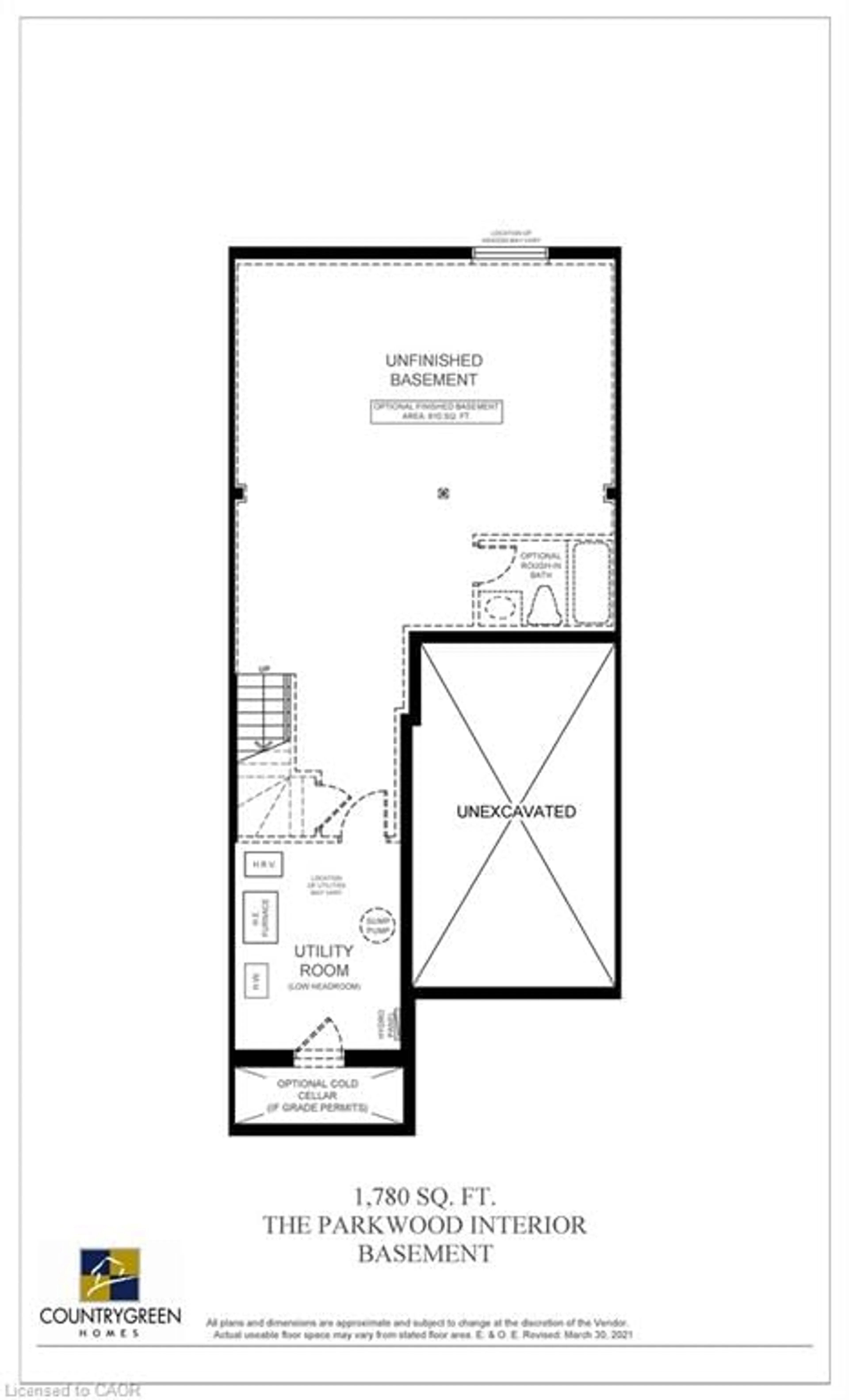 Floor plan for 36 Mccurdy Ave, Waterdown Ontario L8B 0T5