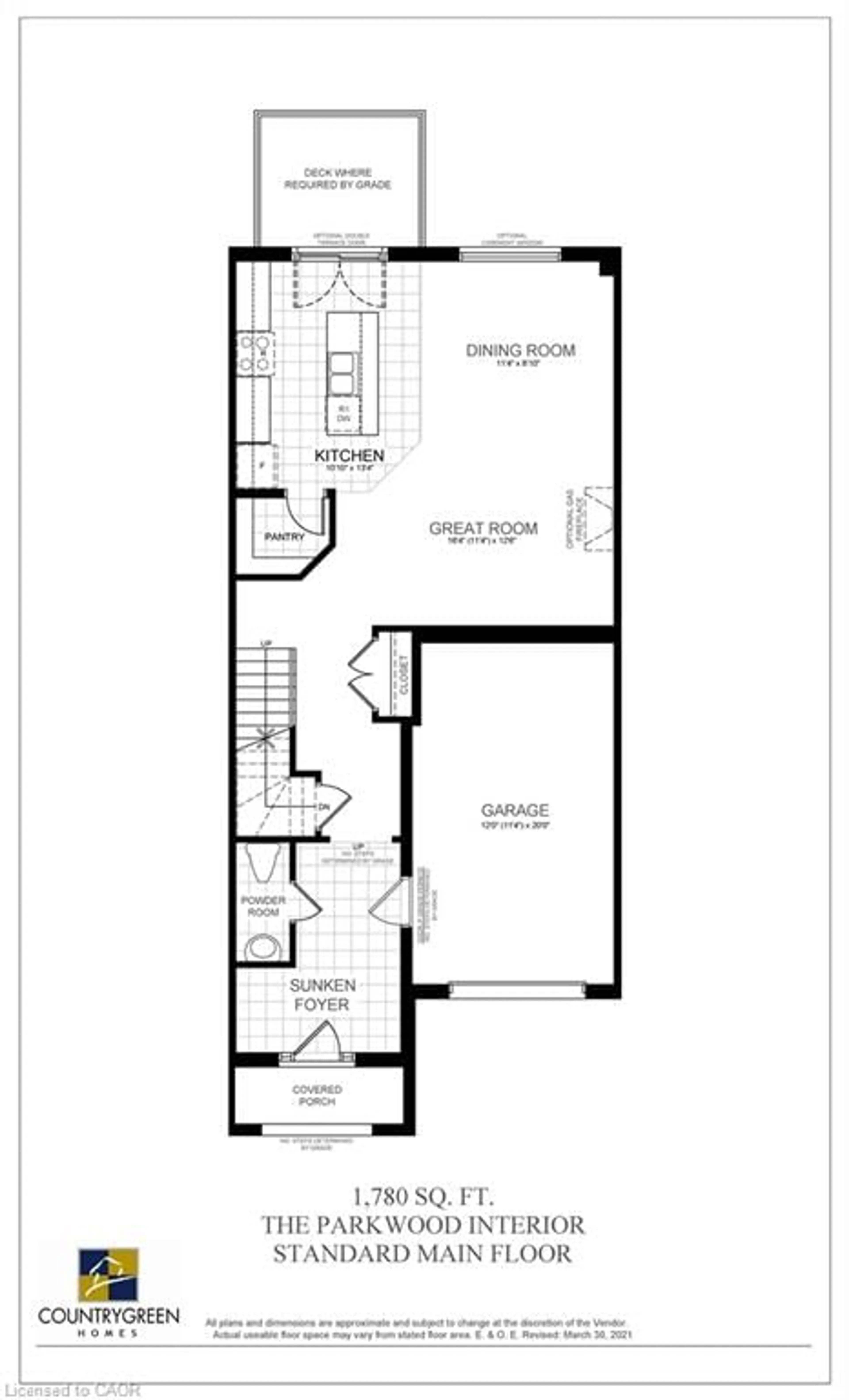 Floor plan for 36 Mccurdy Ave, Waterdown Ontario L8B 0T5