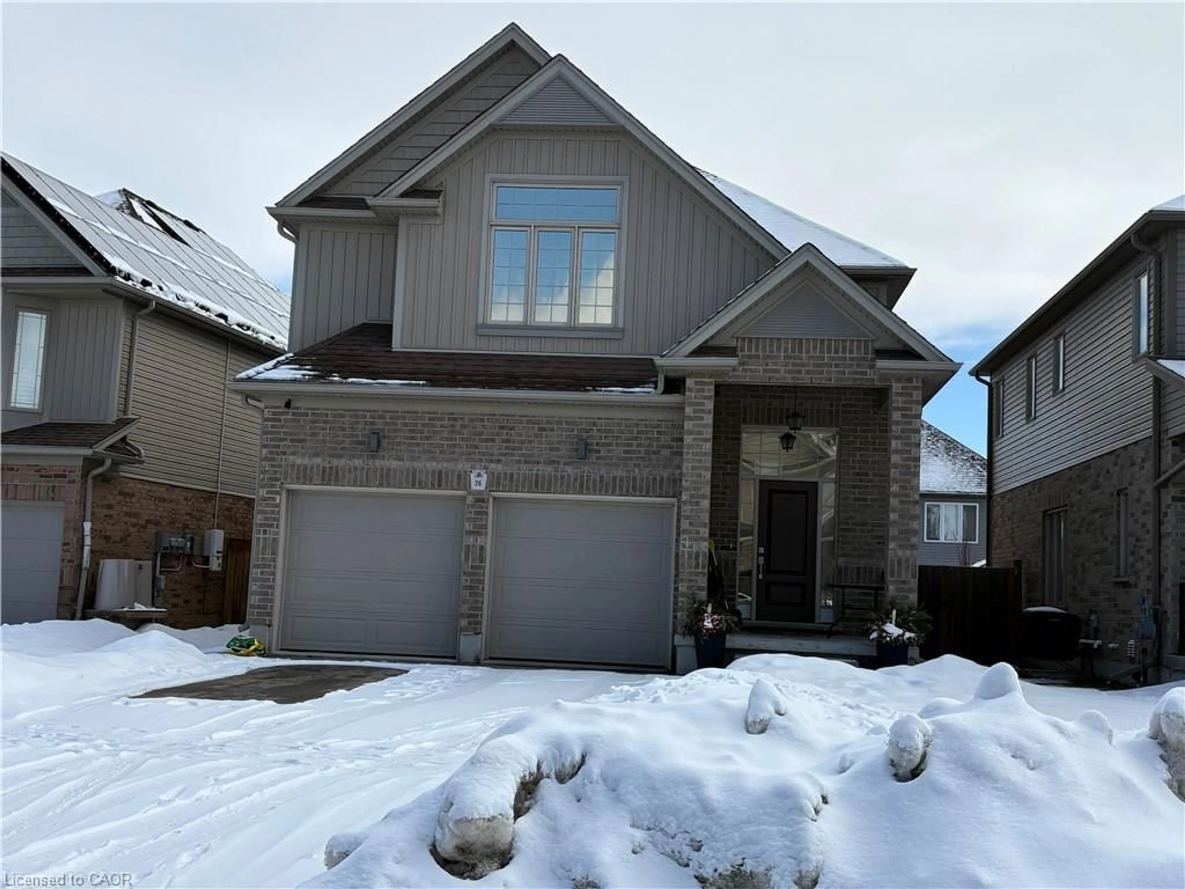 Home with brick exterior material, street for 26 Spring Creek St, Kitchener Ontario N2A 0G3