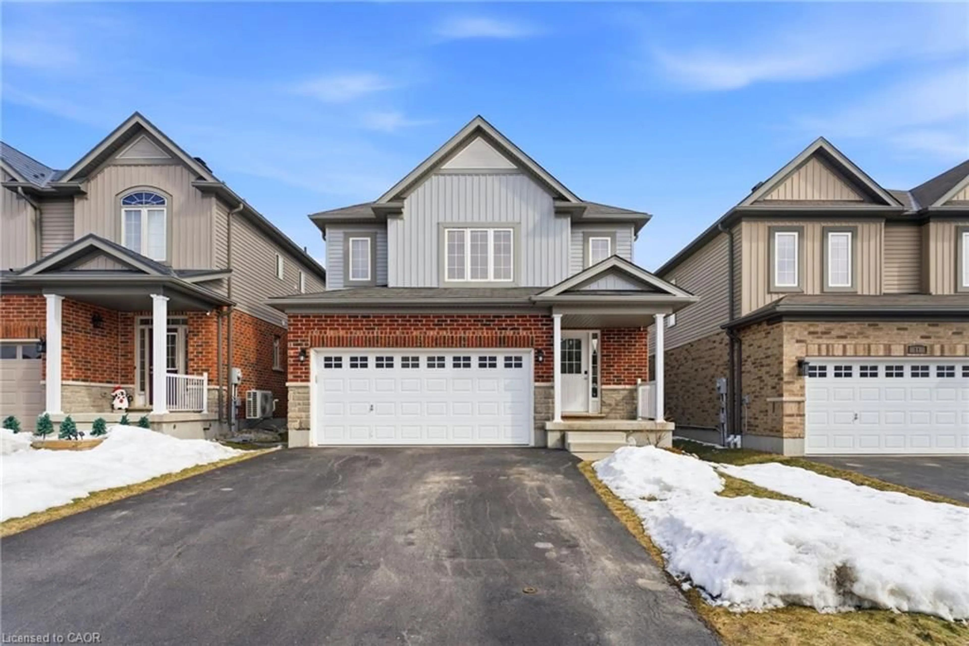 Home with brick exterior material, street for 9 Patterson Dr, Ayr Ontario N0B 1E0