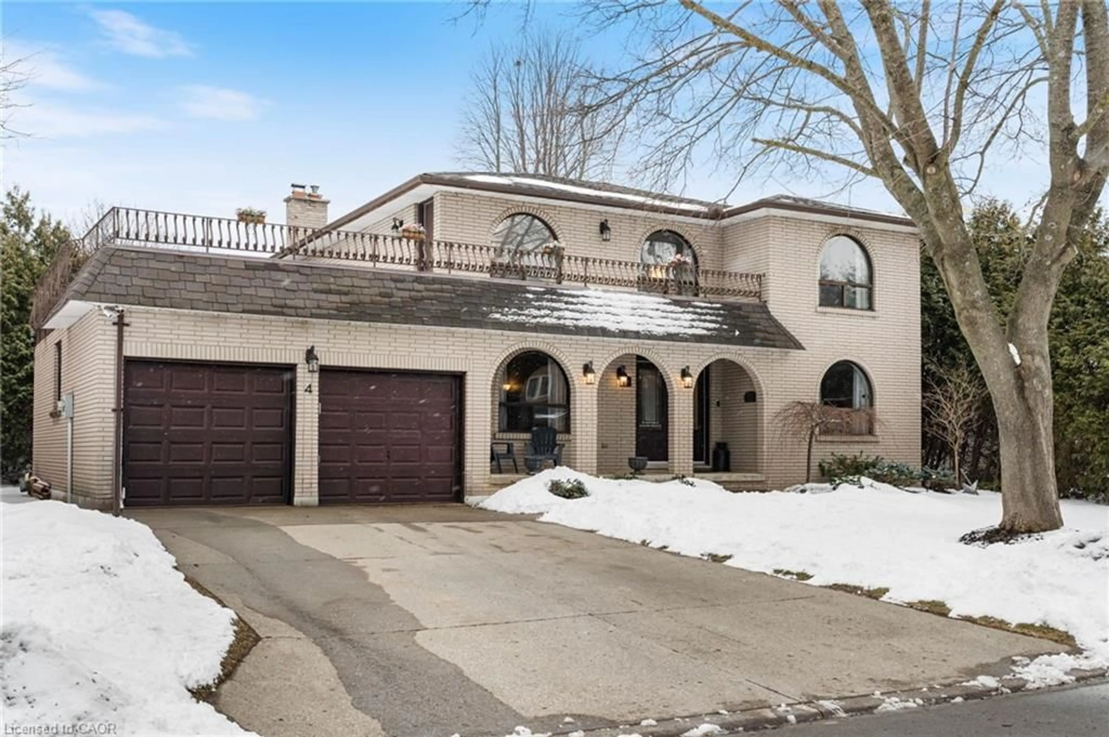 Home with brick exterior material, street for 4 Kennedy Rd, Simcoe Ontario N3Y 5A6