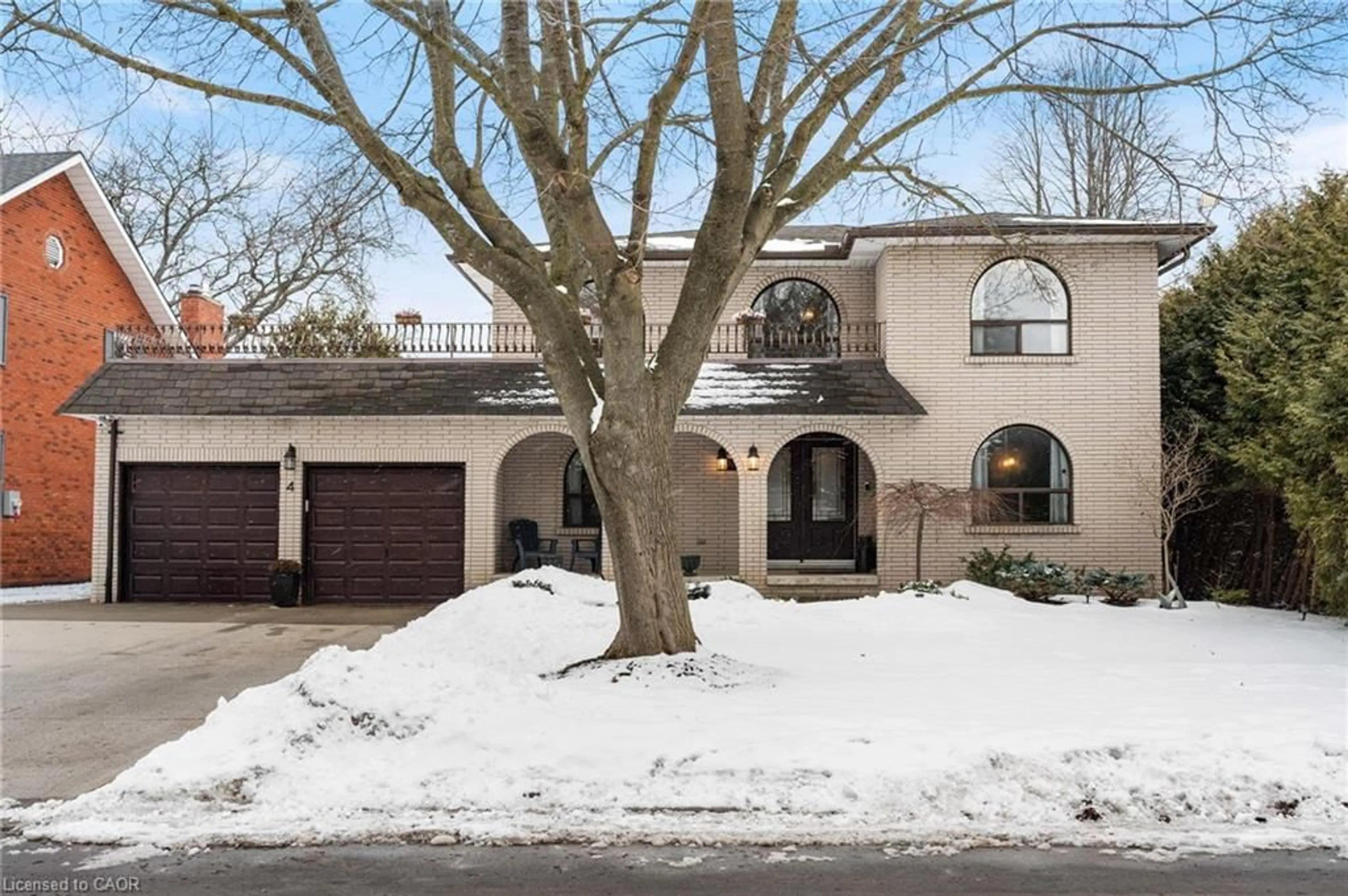 Home with brick exterior material, street for 4 Kennedy Rd, Simcoe Ontario N3Y 5A6