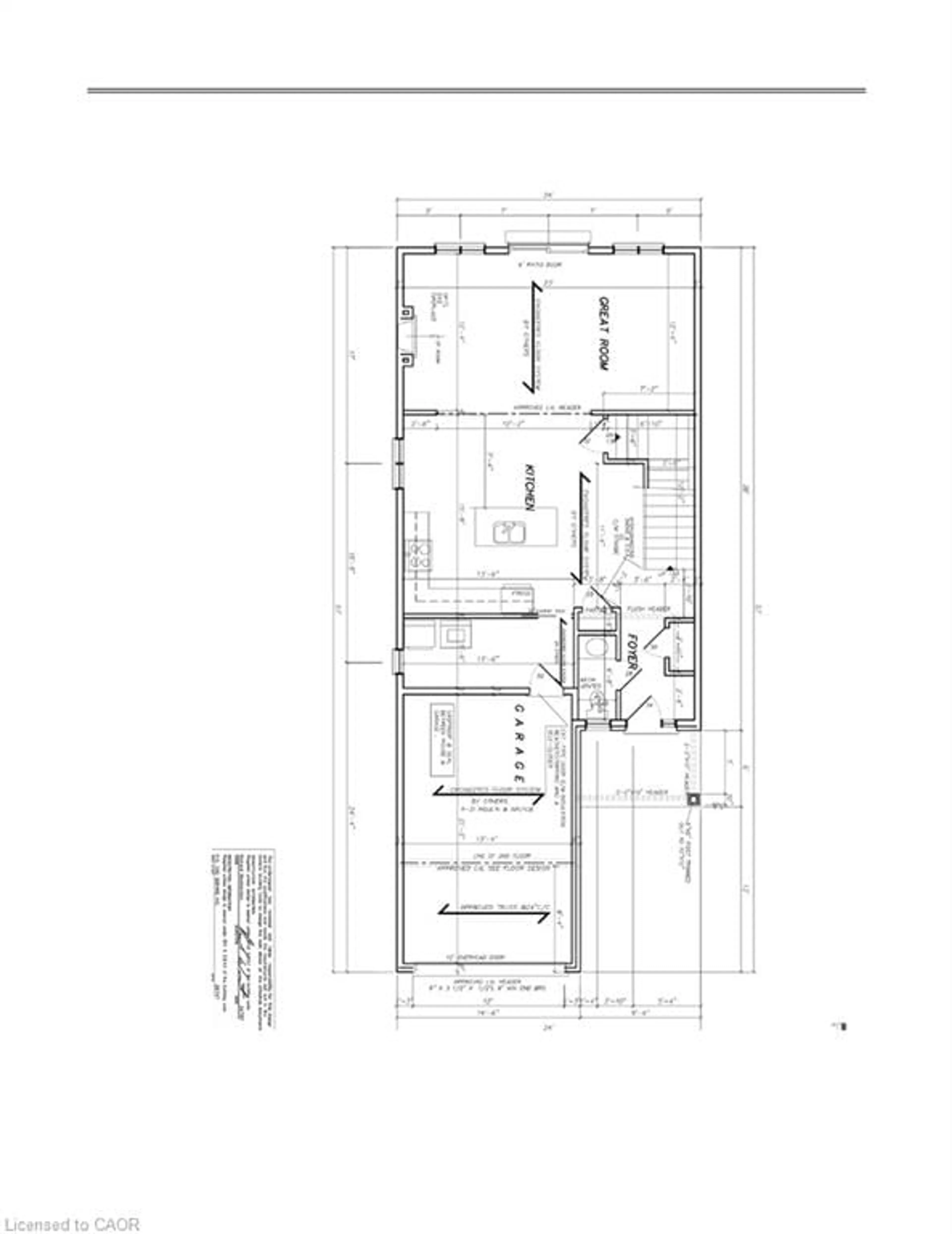 Floor plan for 178 Lafayette St, Jarvis Ontario N0A 1J0