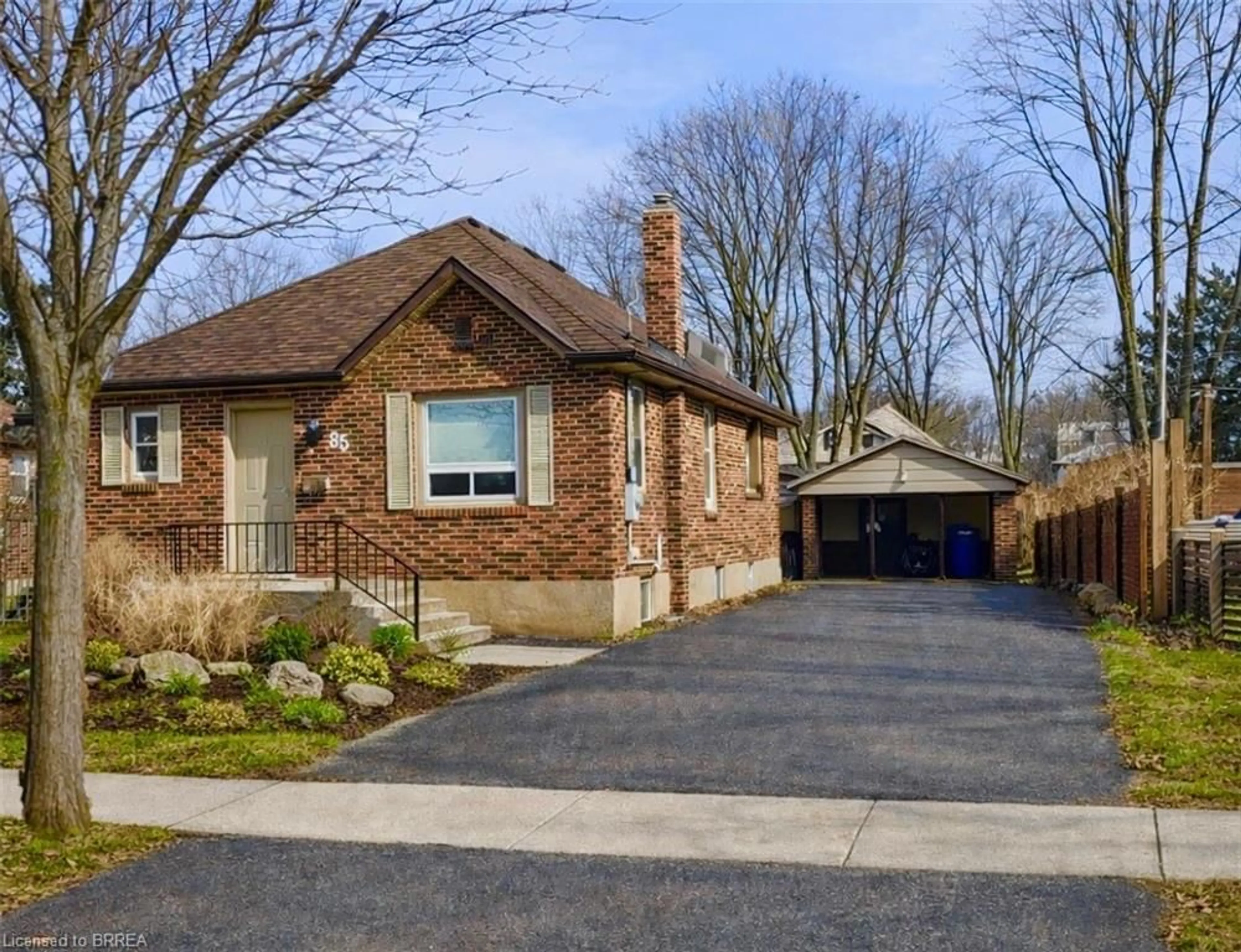 Home with brick exterior material, street for 85 Burwell St, Brantford Ontario N3T 4V1