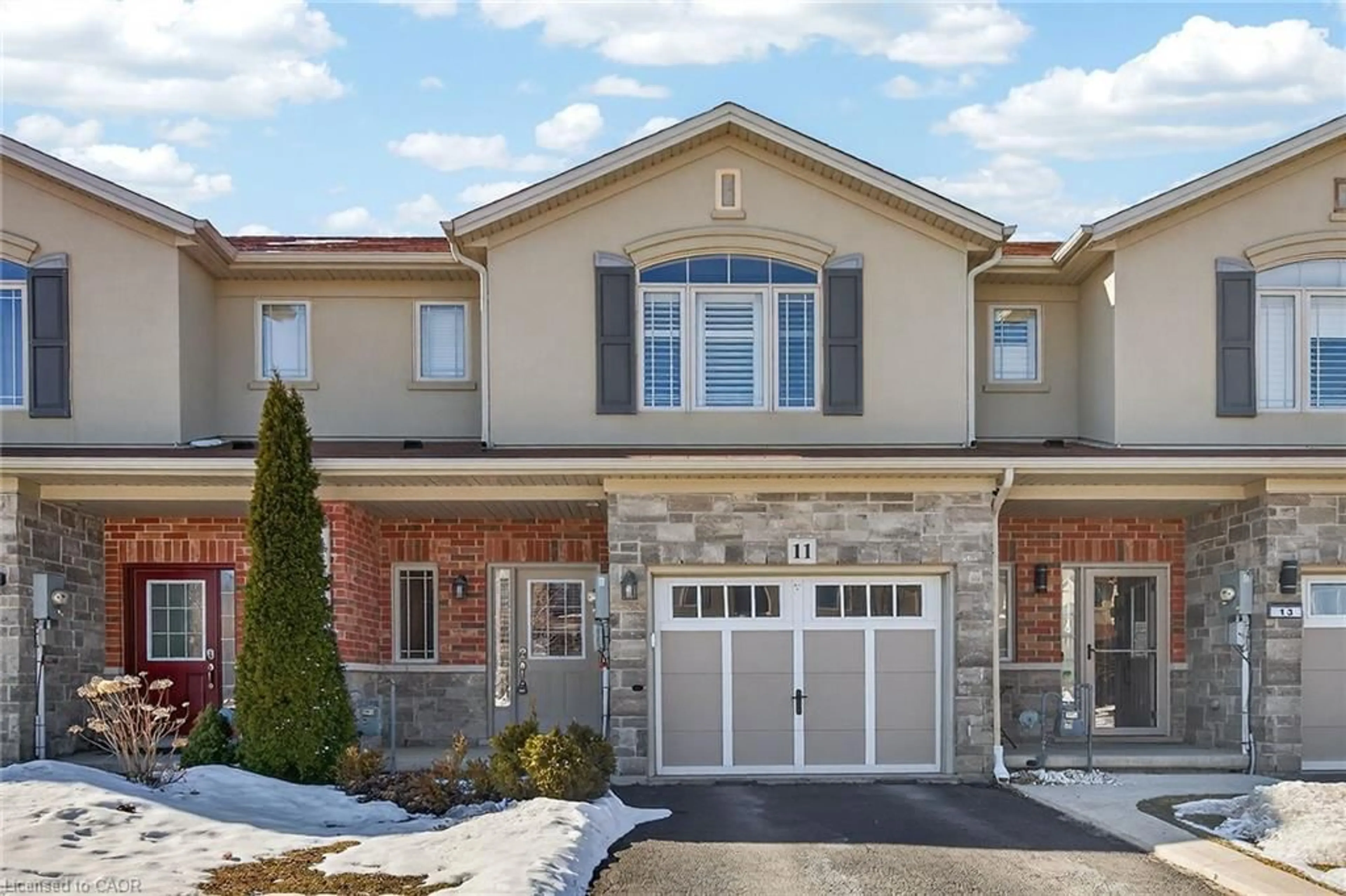 Home with brick exterior material, street for 11 Hitching Post Ridge, Binbrook Ontario L0R 1C0