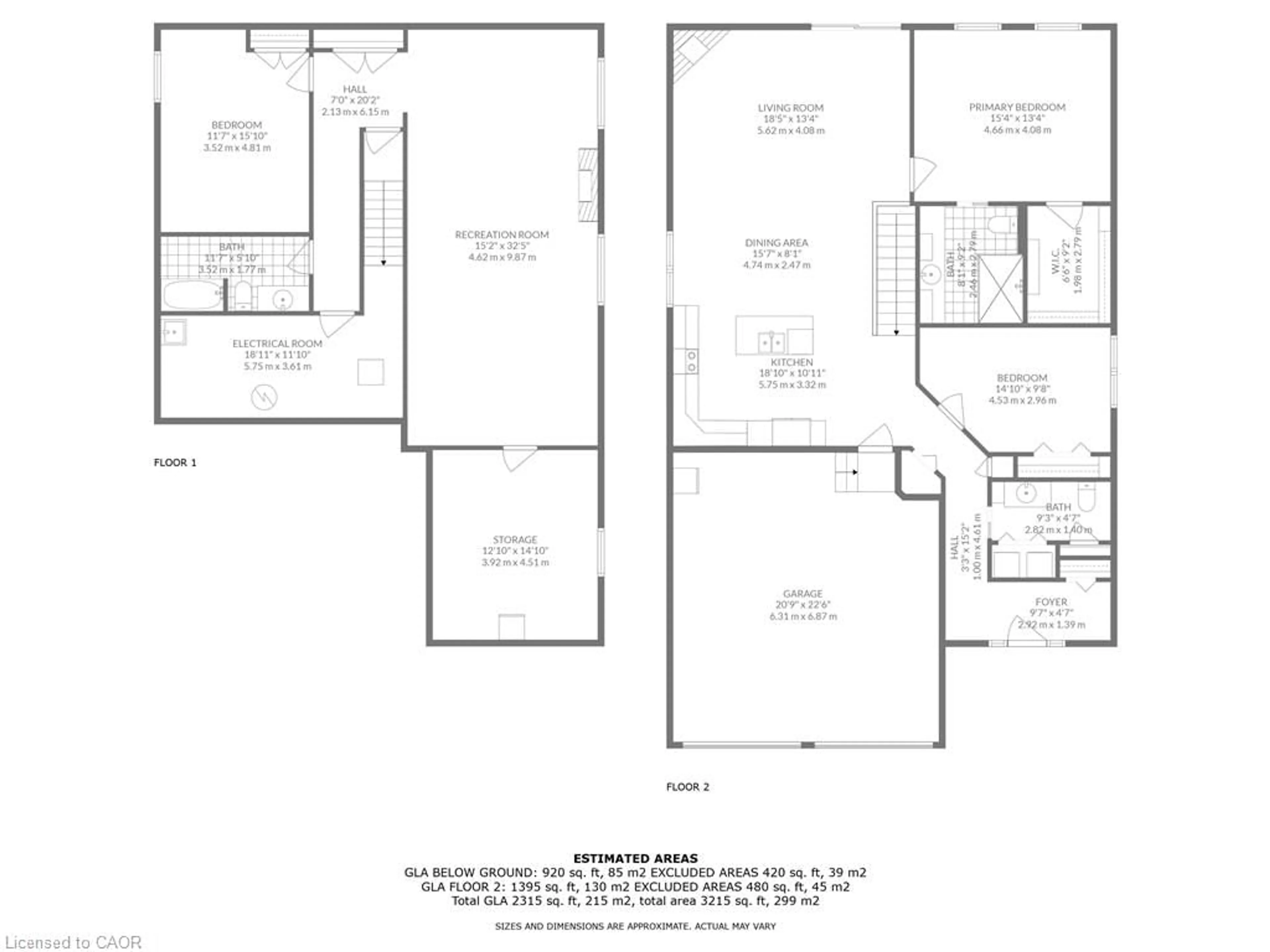 Floor plan for 139 St. Michaels St, Delhi Ontario N4B 0A3