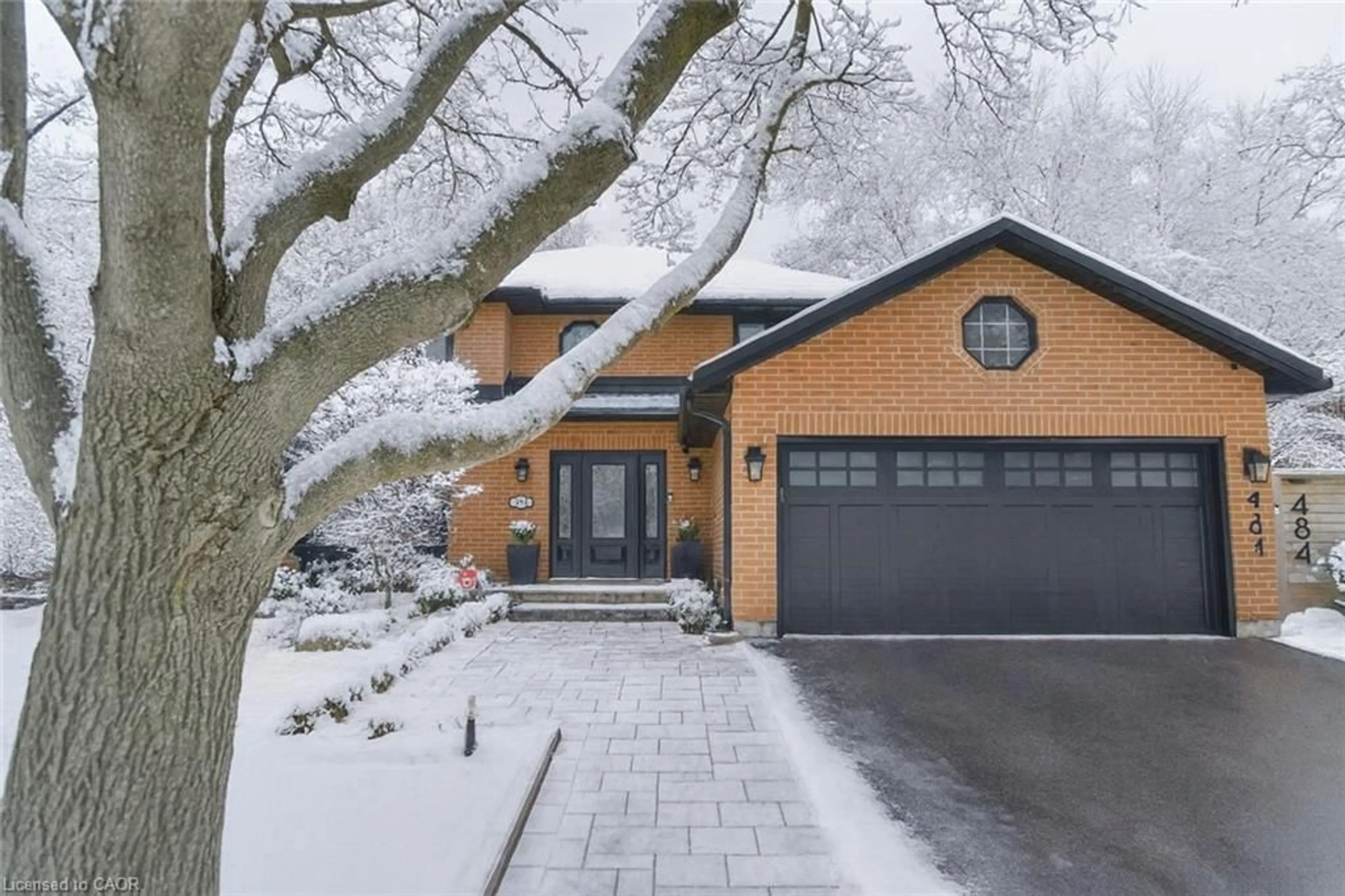 Home with brick exterior material, street for 484 Aspen Forest Dr, Oakville Ontario L6J 6H7