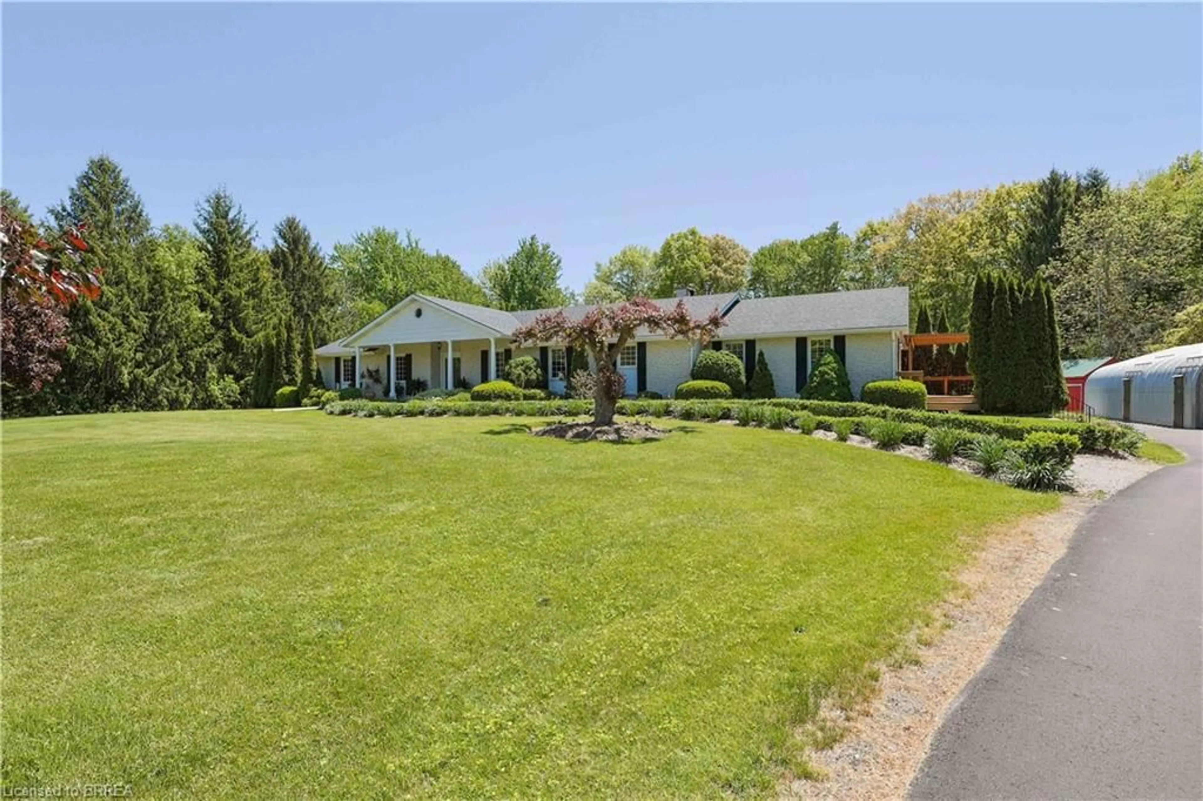 A pic from outside/outdoor area/front of a property/back of a property/a pic from drone, unknown for 386 Radical Rd, Port Dover Ontario N4Y 4K2