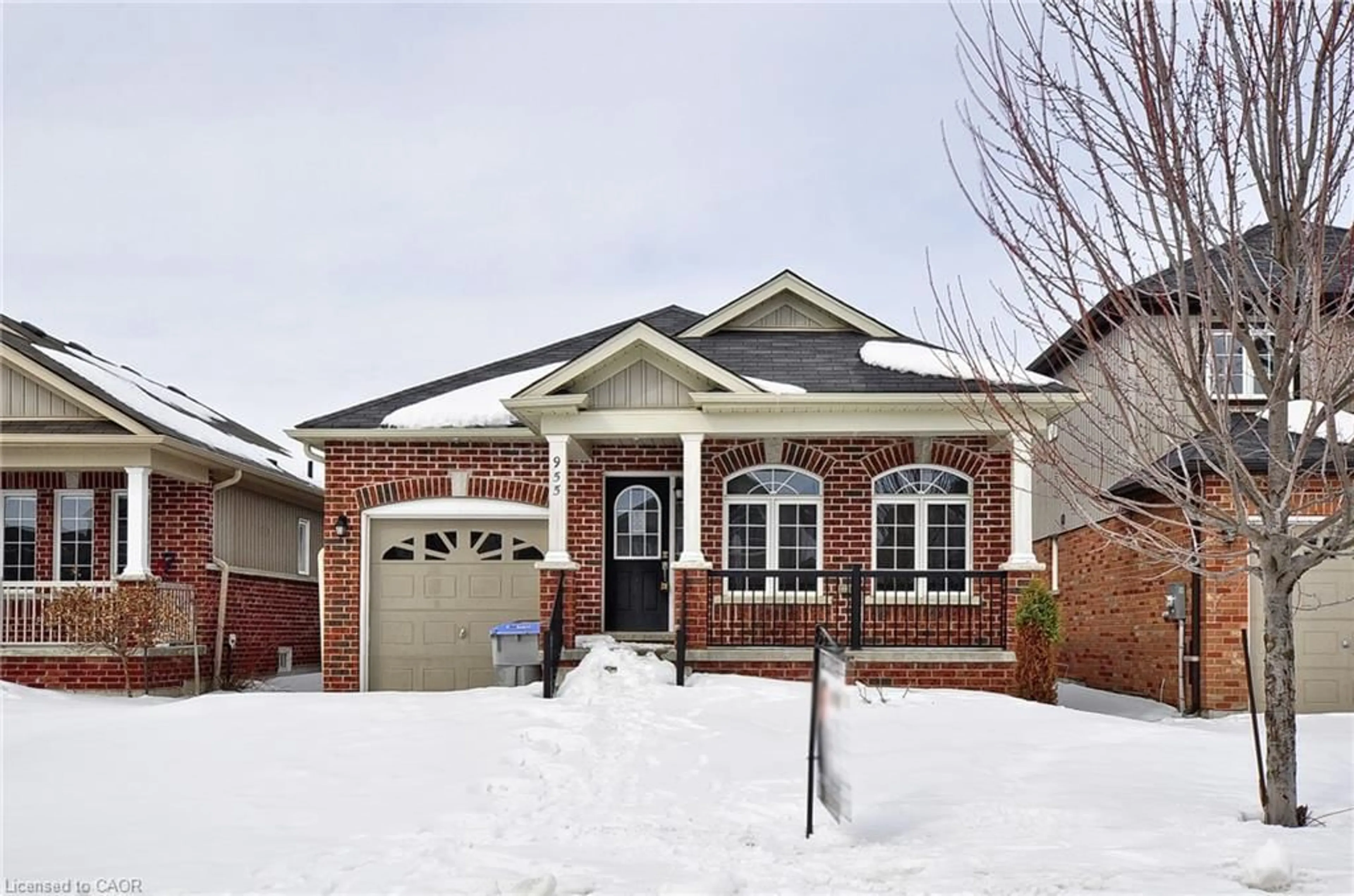 Home with brick exterior material, street for 955 Adams Ave, Listowel Ontario N4W 0E6