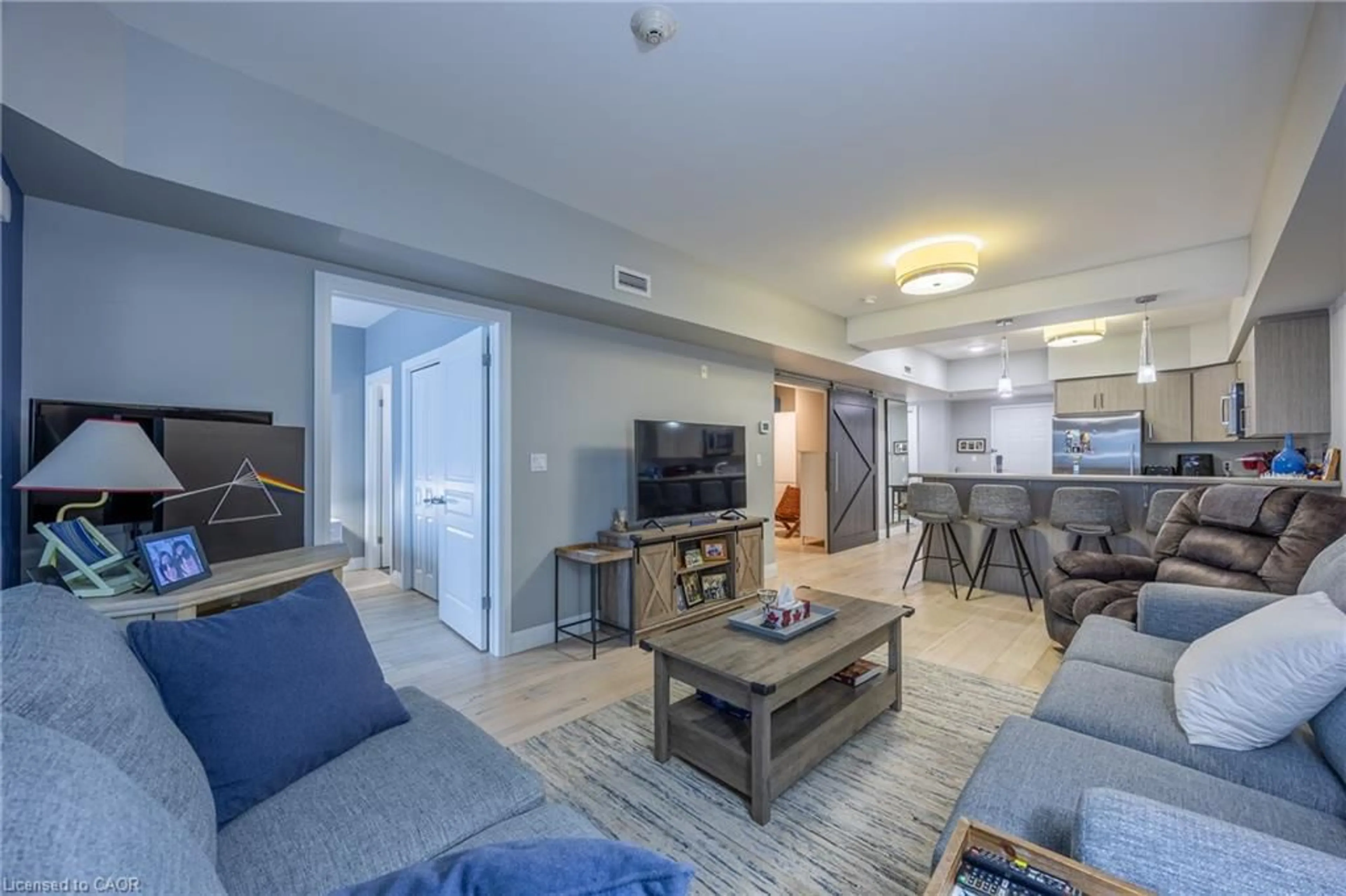 Living room with furniture, unknown for 12 Erie Blvd #208, Long Point Ontario N0E 1M0