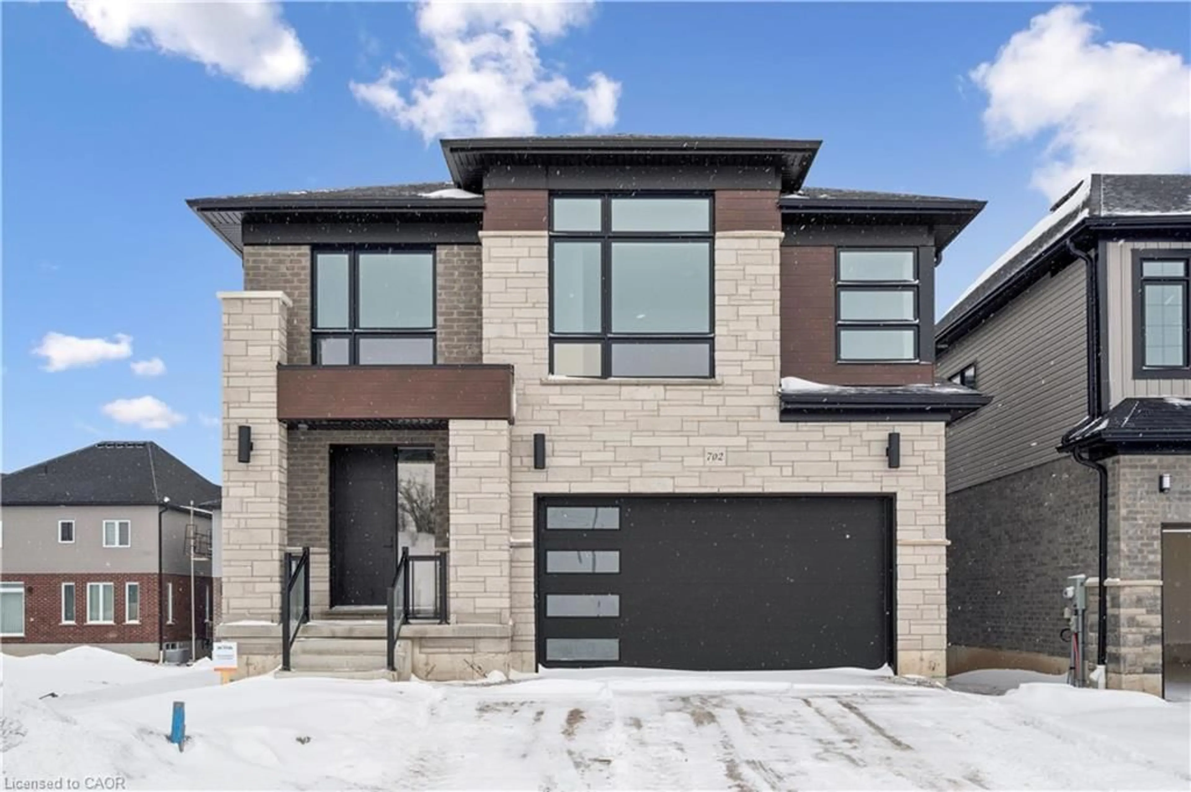Home with brick exterior material, street for 702 Autumn Willow Dr, Waterloo Ontario N2V 0H8