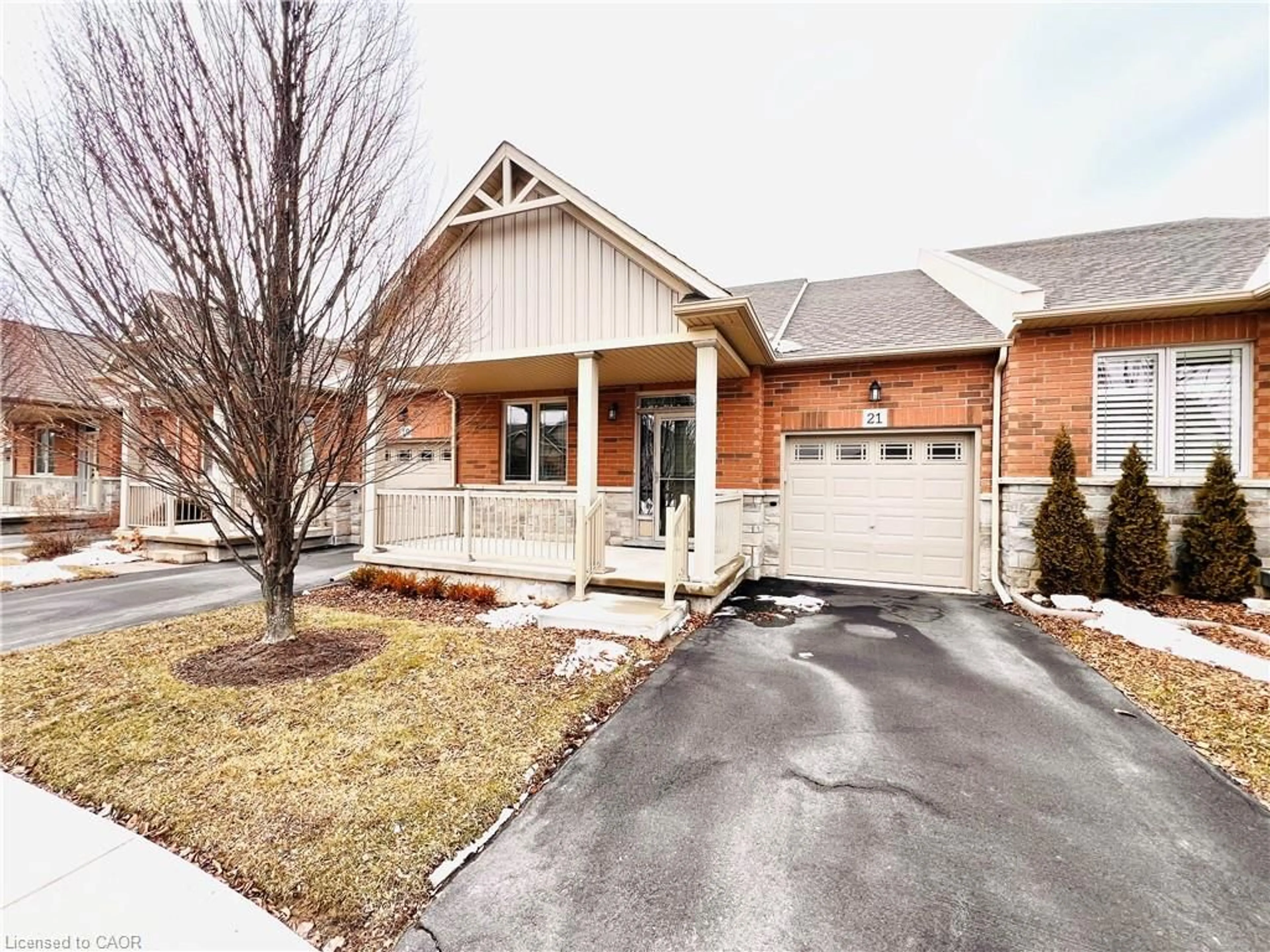 Home with brick exterior material, street for 21 Finton Lane, Binbrook Ontario L0R 1C0