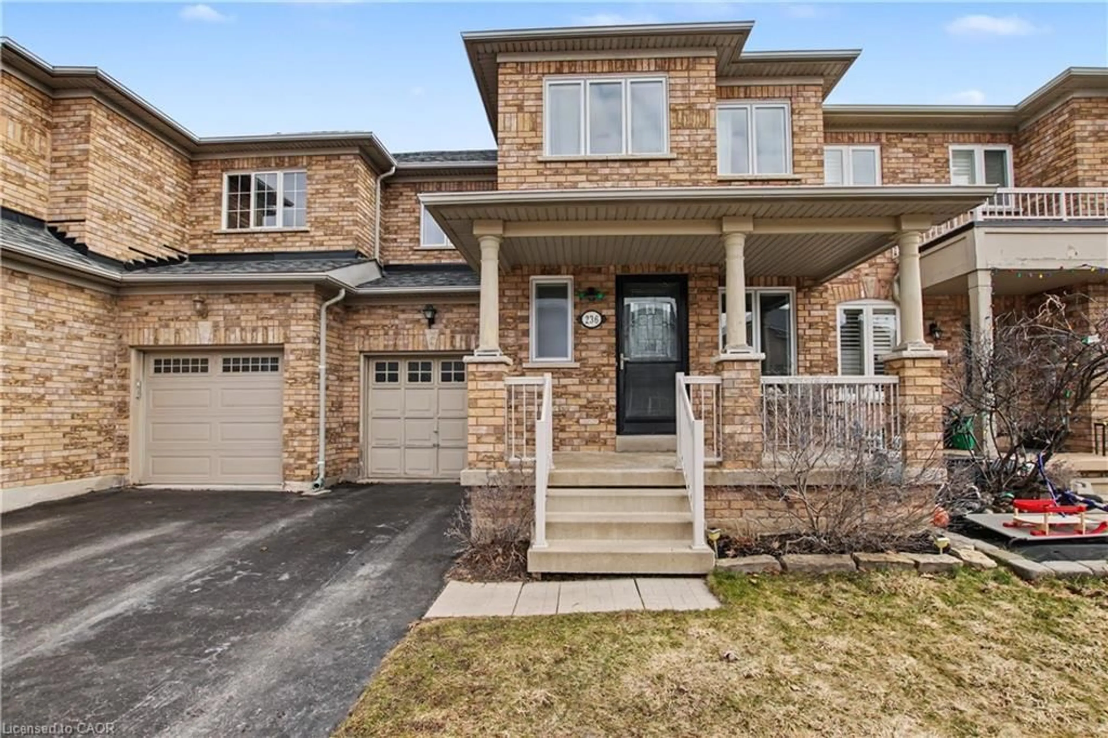 Home with brick exterior material, street for 236 Fitzgerald Cres, Milton Ontario L9T 5Y4