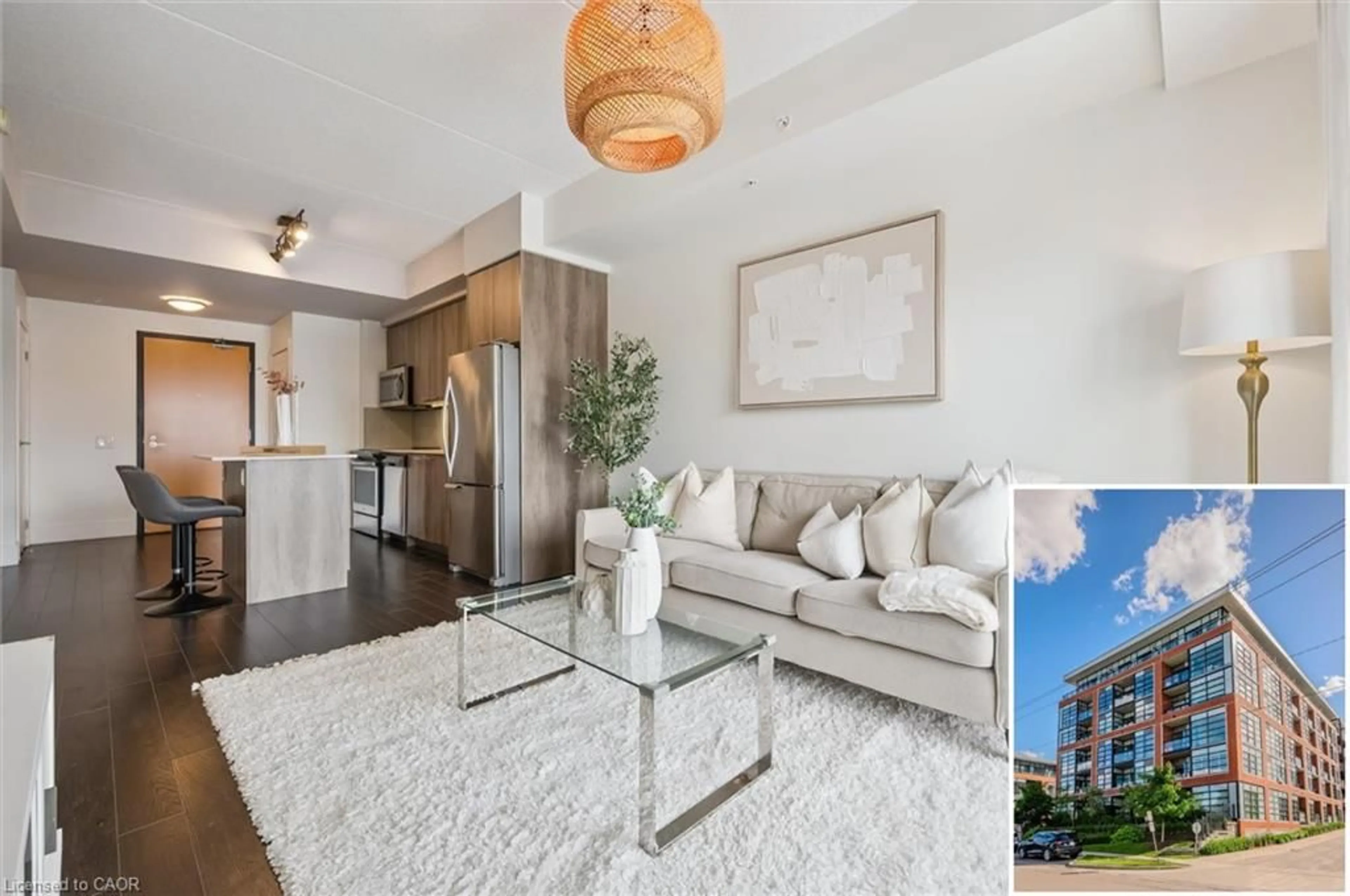 Living room with furniture, unknown for 15 Prince Albert Blvd #309, Kitchener Ontario N2H 0C2