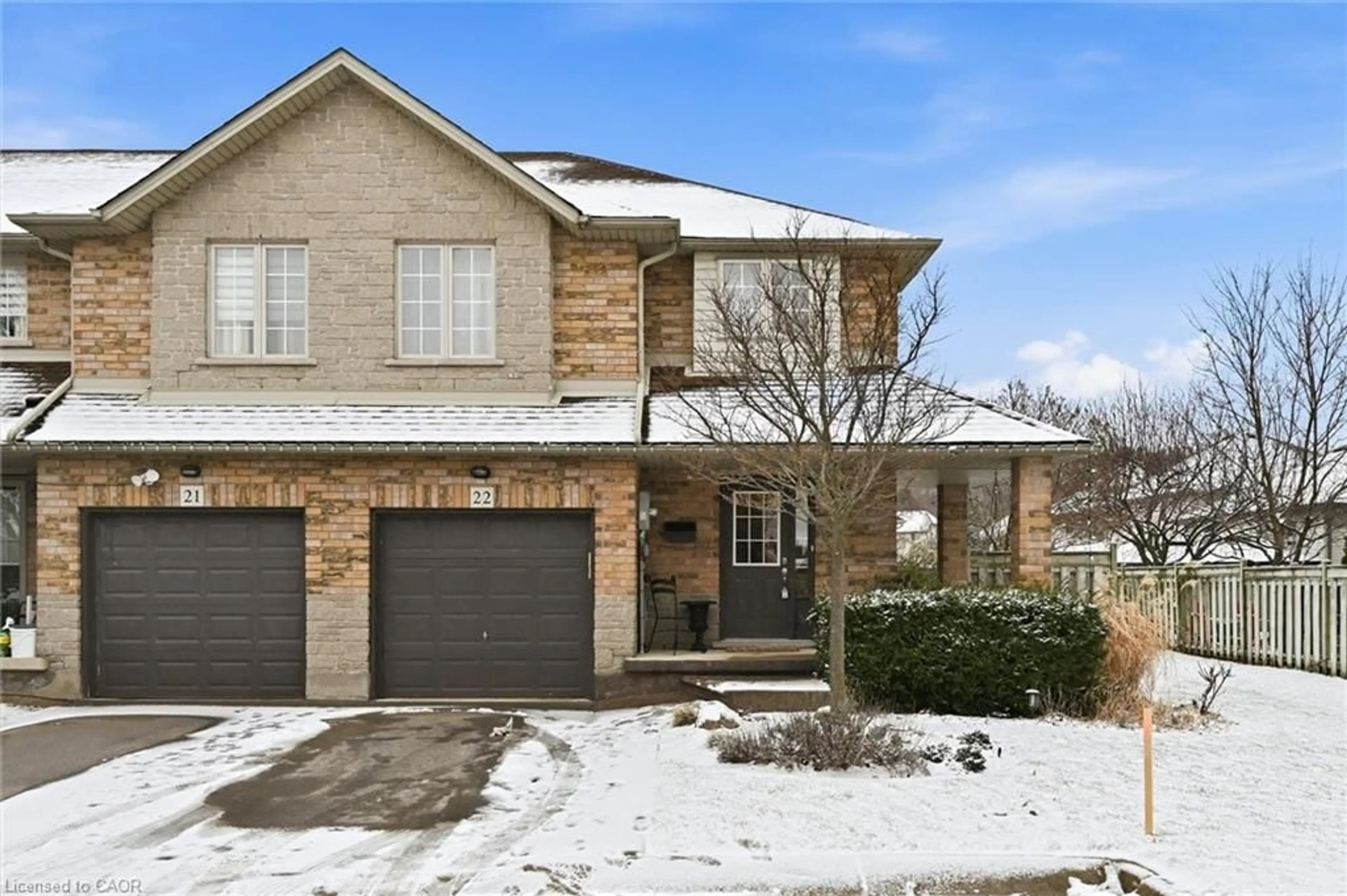 Home with brick exterior material, street for 18 Cedar St #22, Grimsby Ontario L3M 5M8