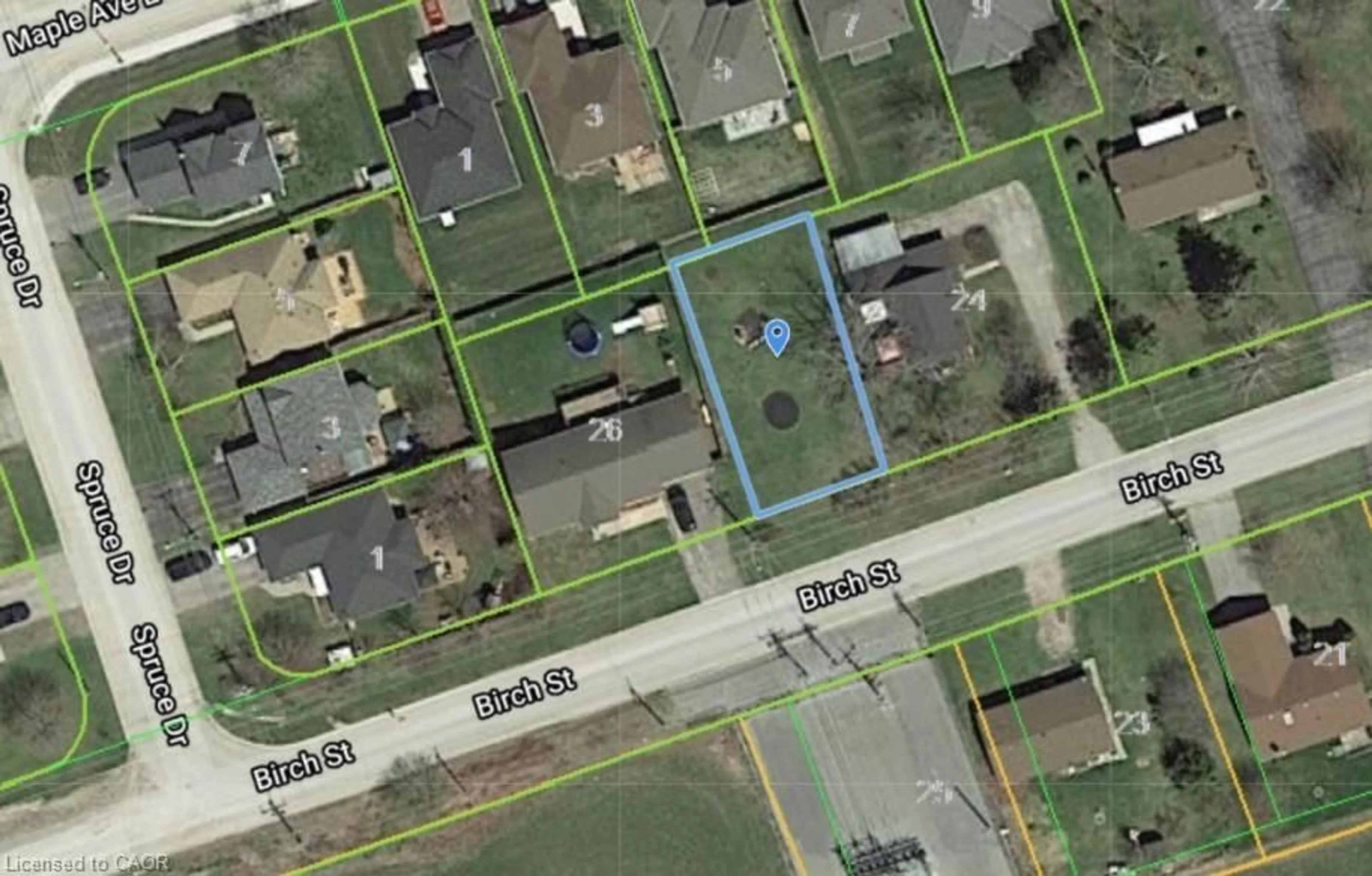 A pic from outside/outdoor area/front of a property/back of a property/a pic from drone, street for 24B Birch St, Norwood Ontario K0L 2V0