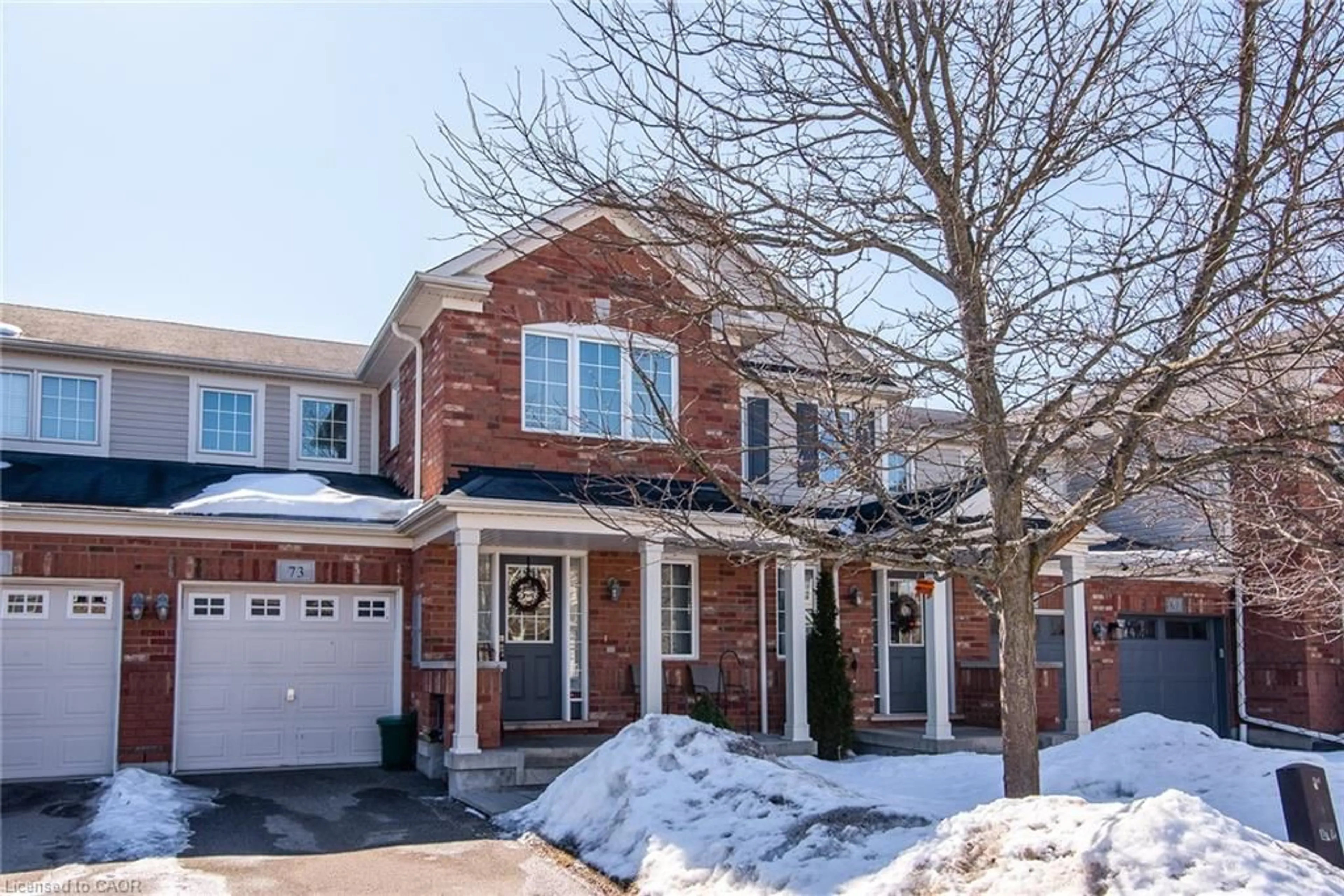 Home with brick exterior material, street for 73 Abbott Cres, Cambridge Ontario N3C 0C9