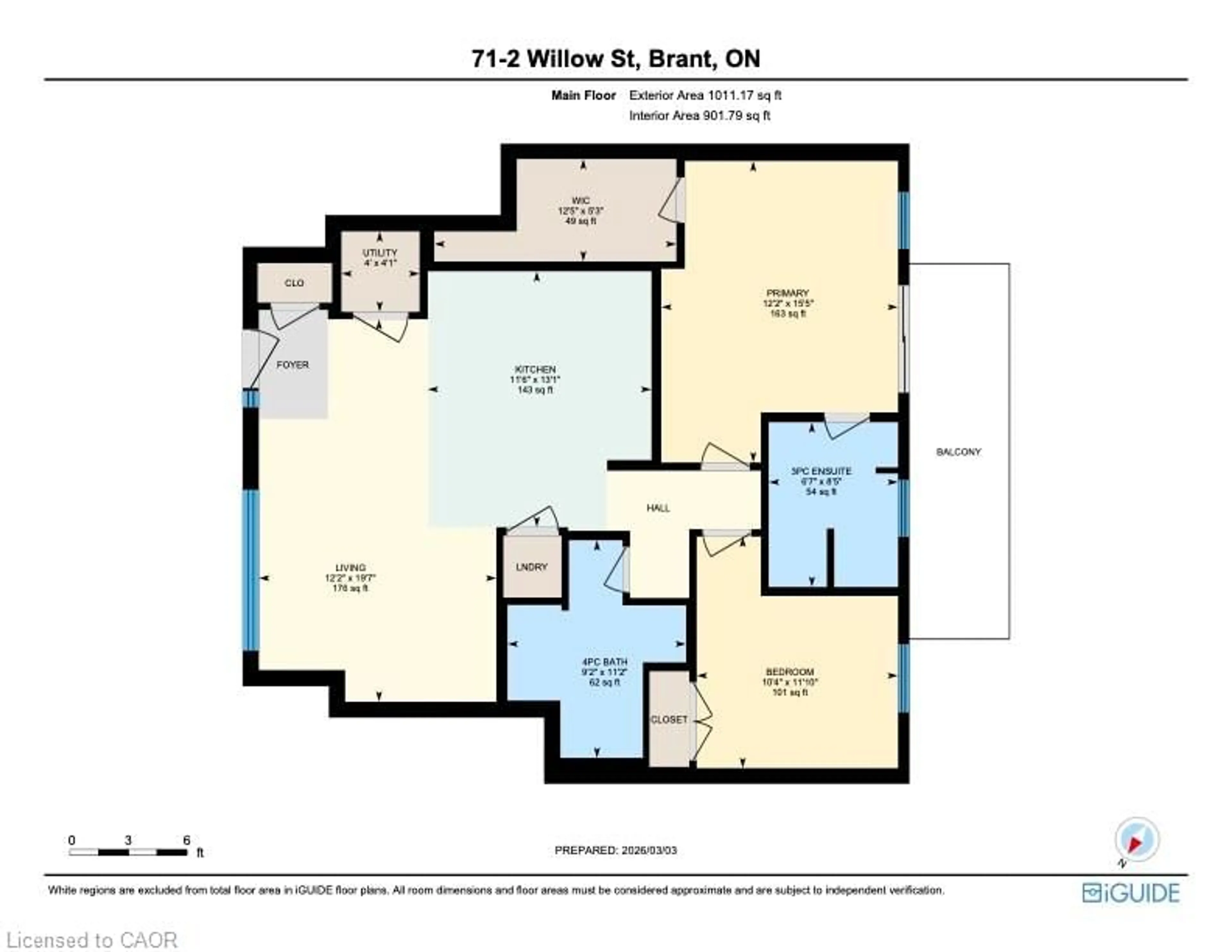 Floor plan for 2 Willow St #71, Paris Ontario N3L 0K7