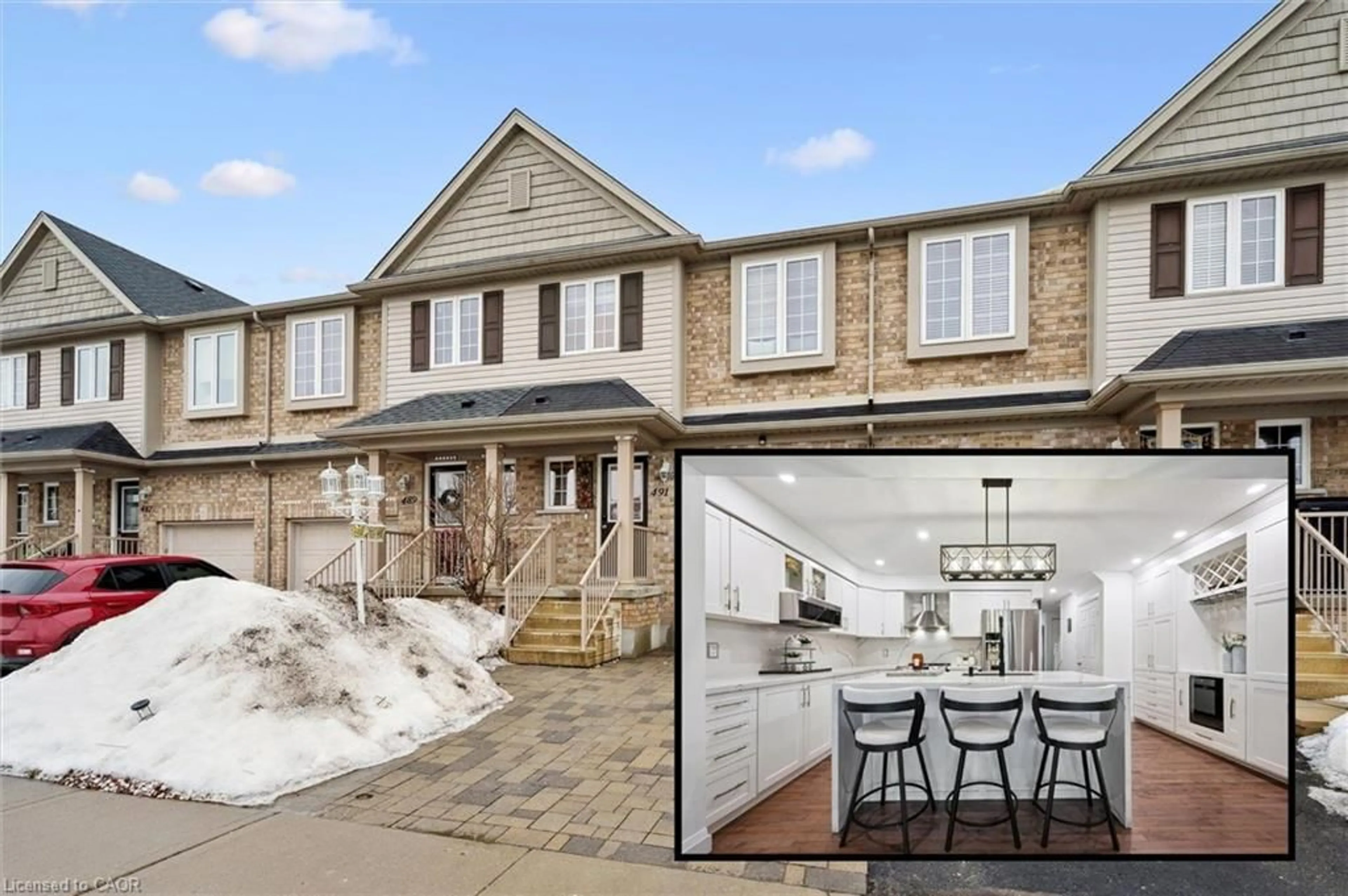 Home with brick exterior material, street for 491 Beaumont Cres, Kitchener Ontario N2A 0C4
