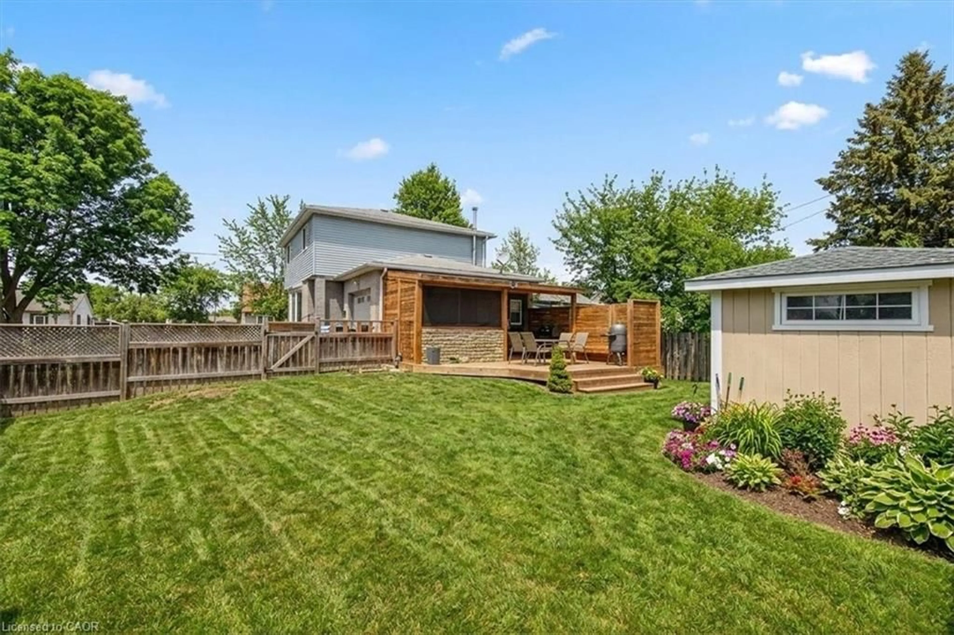 A pic from outside/outdoor area/front of a property/back of a property/a pic from drone, unknown for 4 St Arnaud St, Guelph Ontario N1H 5V4